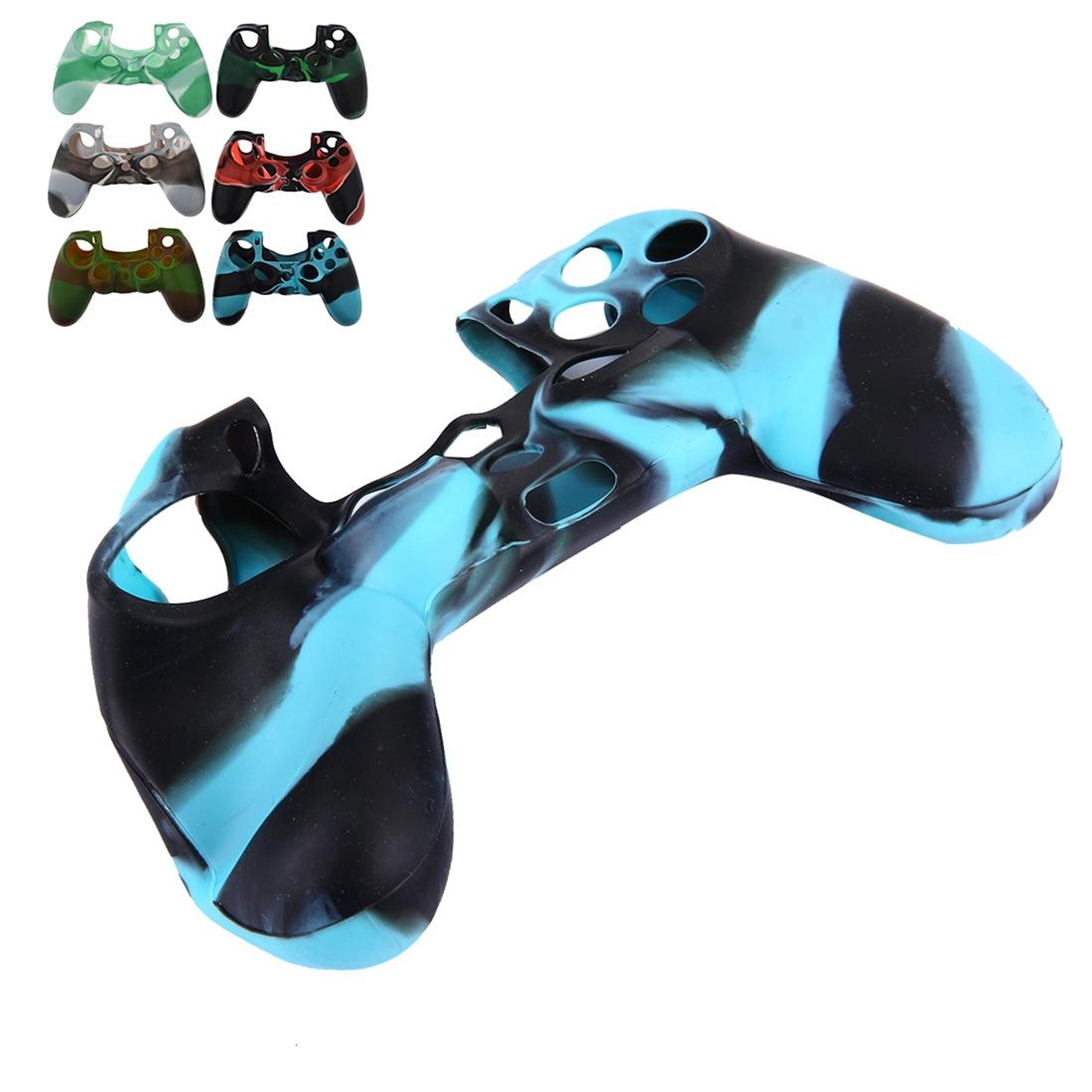 camo ps4 controller silicone case protective anti-slip gaming grip cover