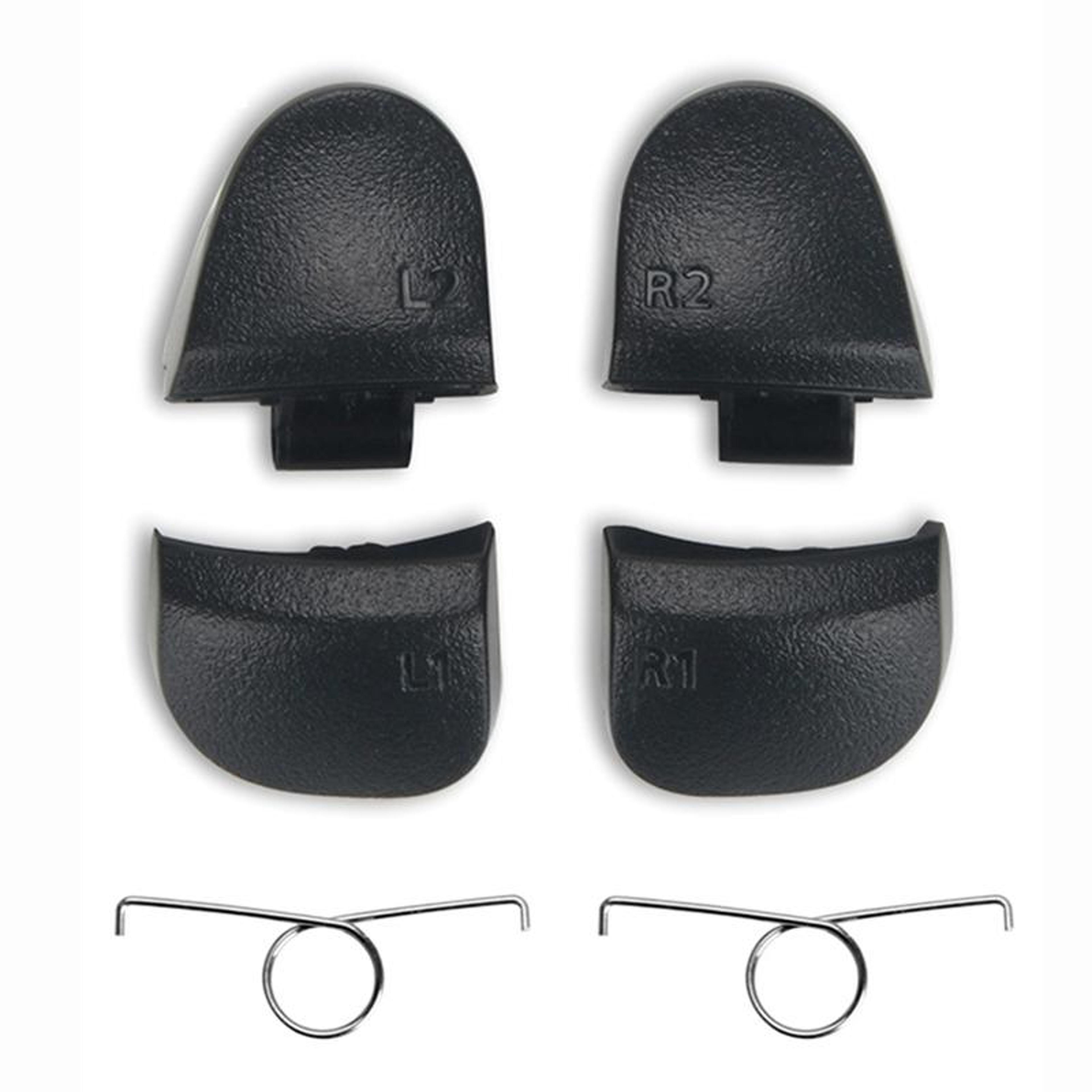ps5 dualsense v2 controller trigger button & spring replacement set – r2 l2 l1 r1, 2 sets