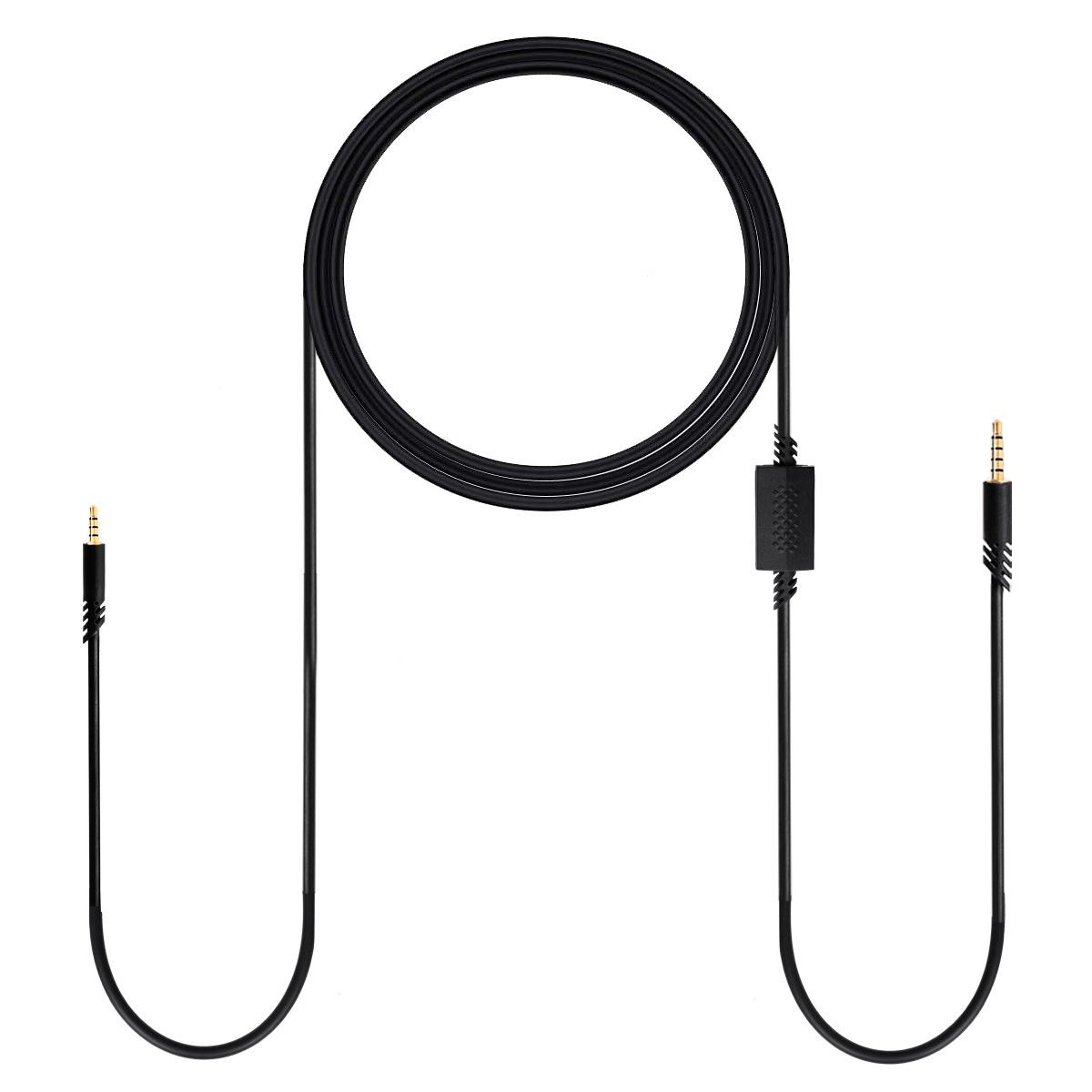 zs0179 astro a10 a40 replacement cable 2m 3.5mm inline mute cable for ps4 gaming headsets
