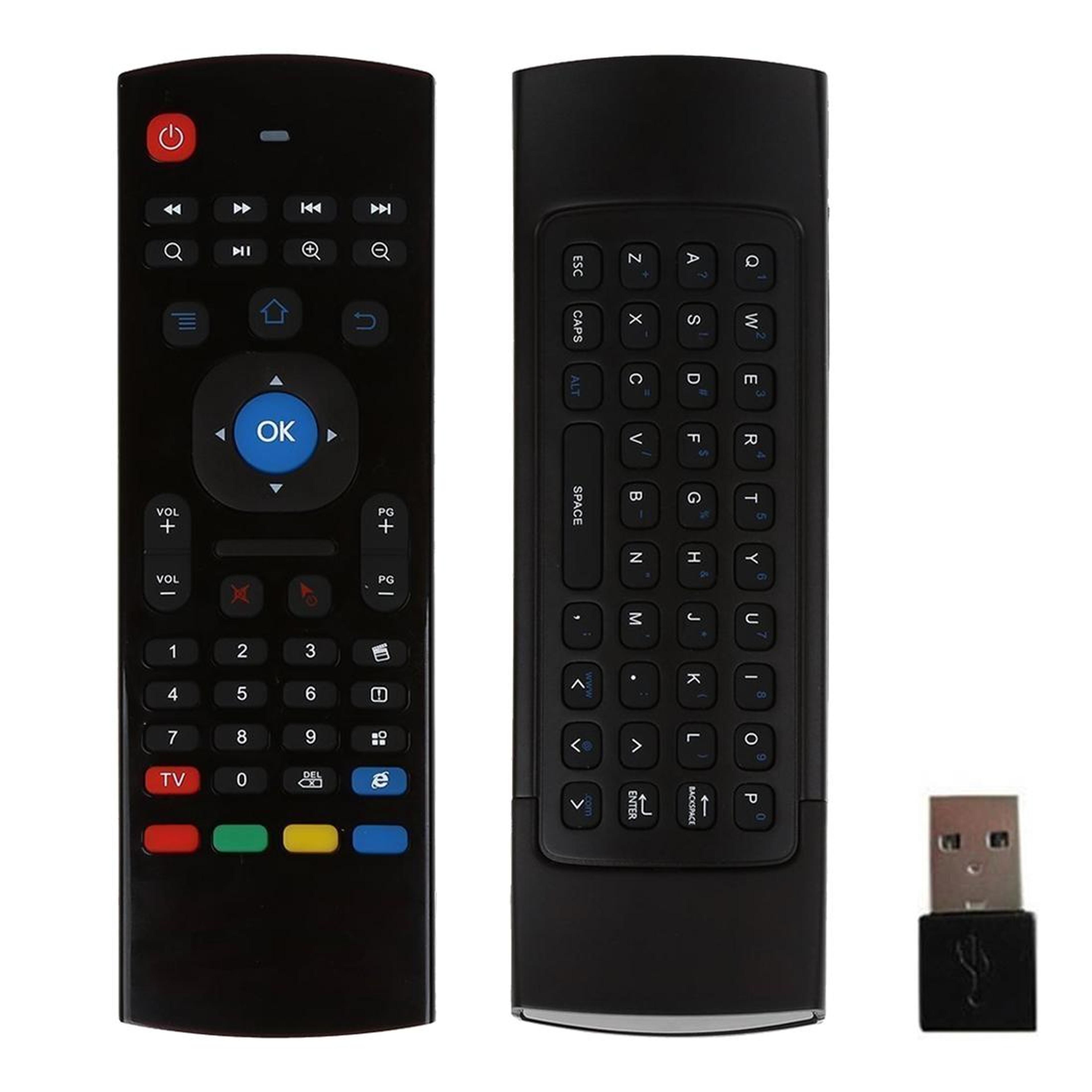 mx3 air mouse wireless keyboard remote for android tv box and smart tv