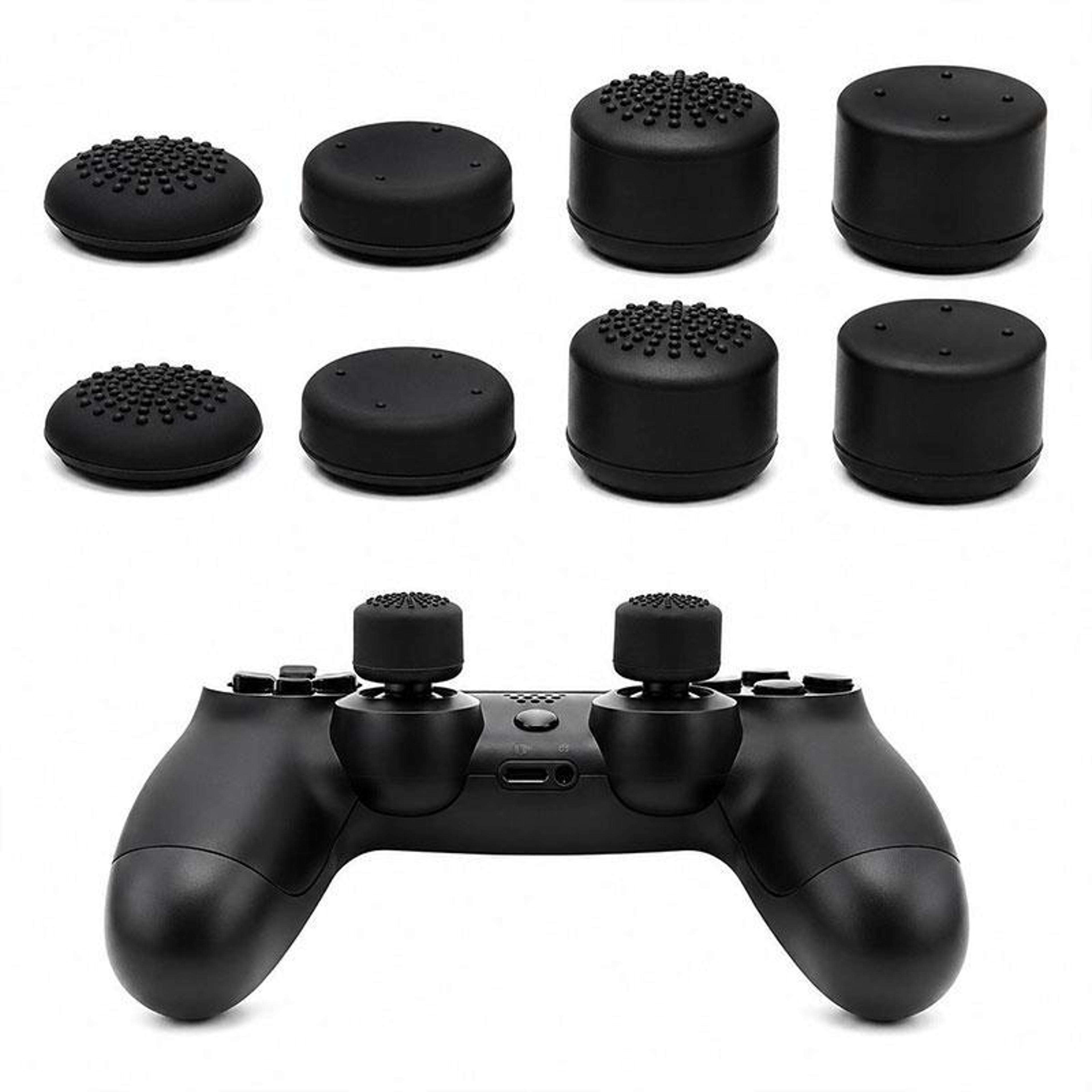 silicone thumb grips anti-slip joystick caps for ps5, xbox and switch pro controllers