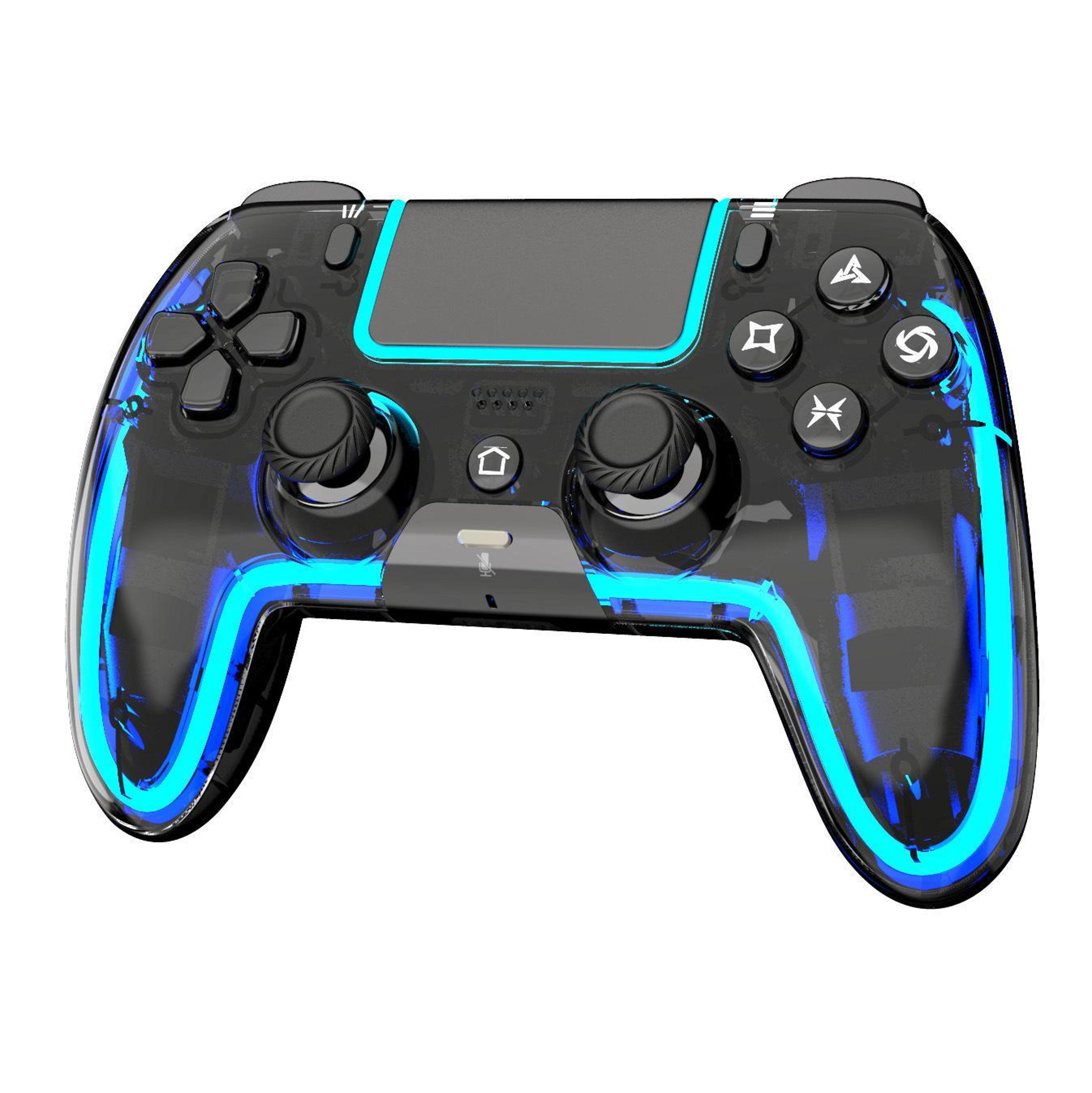 pro ps5 wireless controller with hall effect joysticks, programmable back buttons and rgb lighting