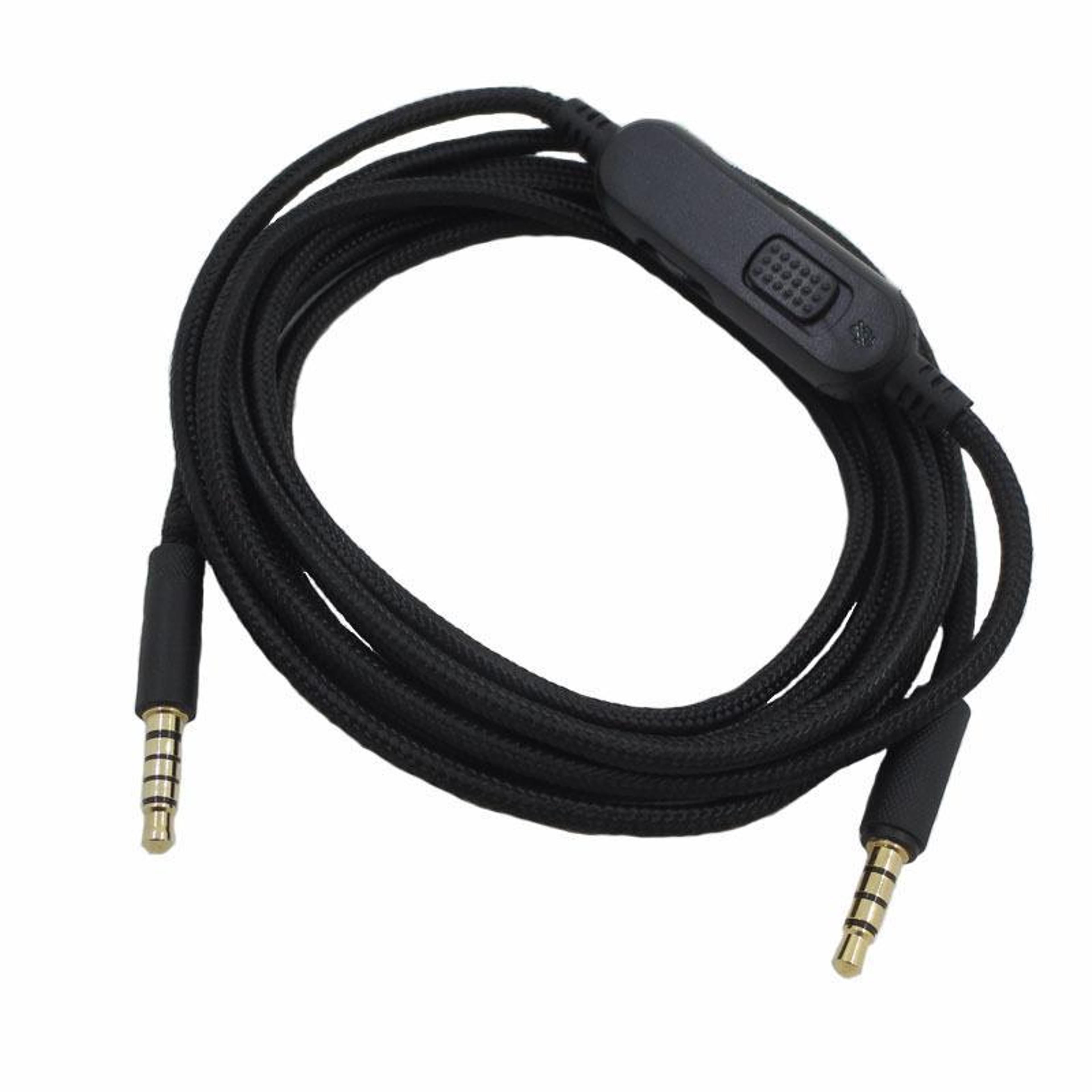 logitech g pro x replacement cable 2m 3.5mm gaming headset audio cable with inline controls