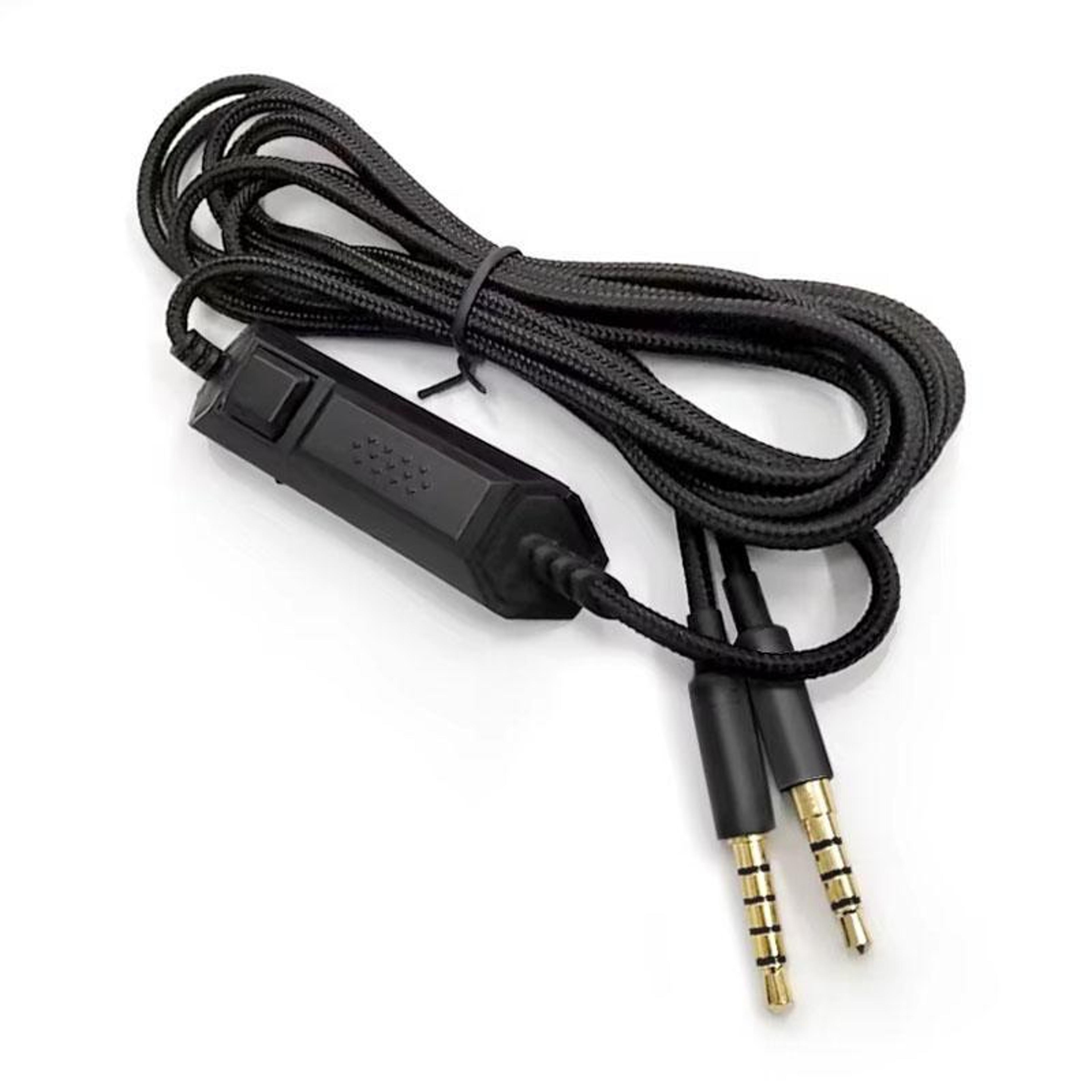 astro a10 replacement cable 2m braided gaming headset audio cable with dual mic control