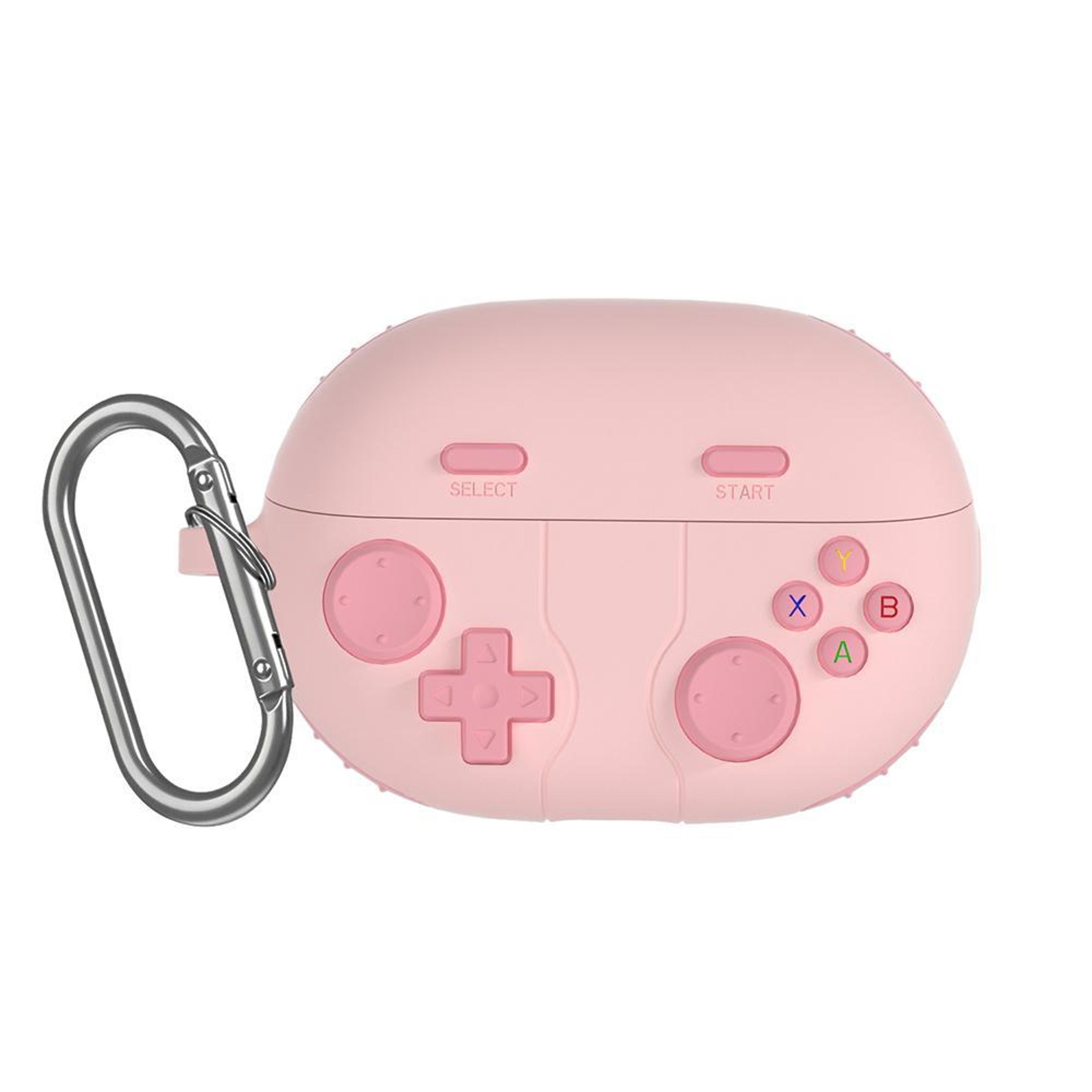 huawei freebuds pro 5 case retro game console silicone protective cover with carabiner