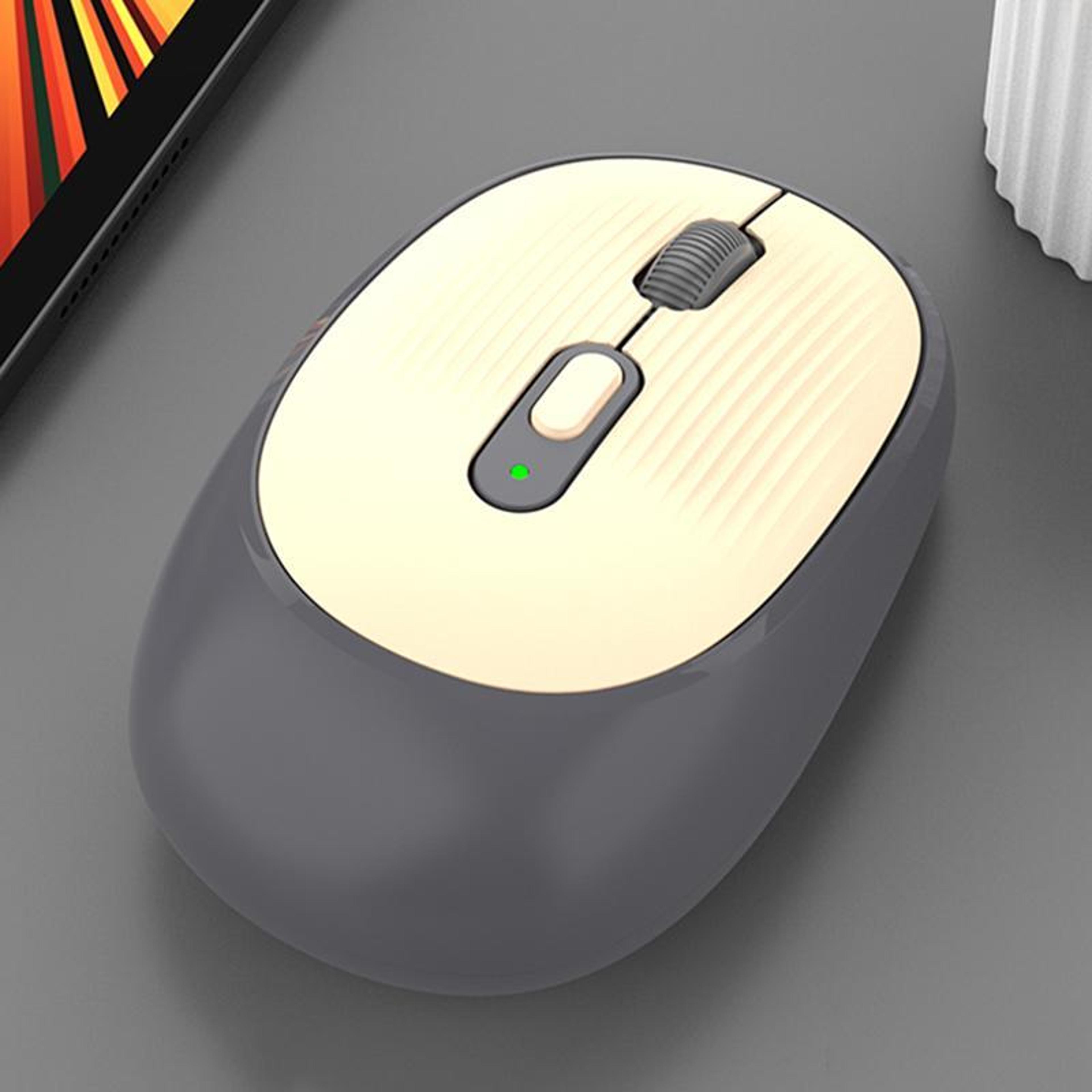 shipadoo w300 rechargeable wireless mouse with bluetooth and 2.4g dual mode