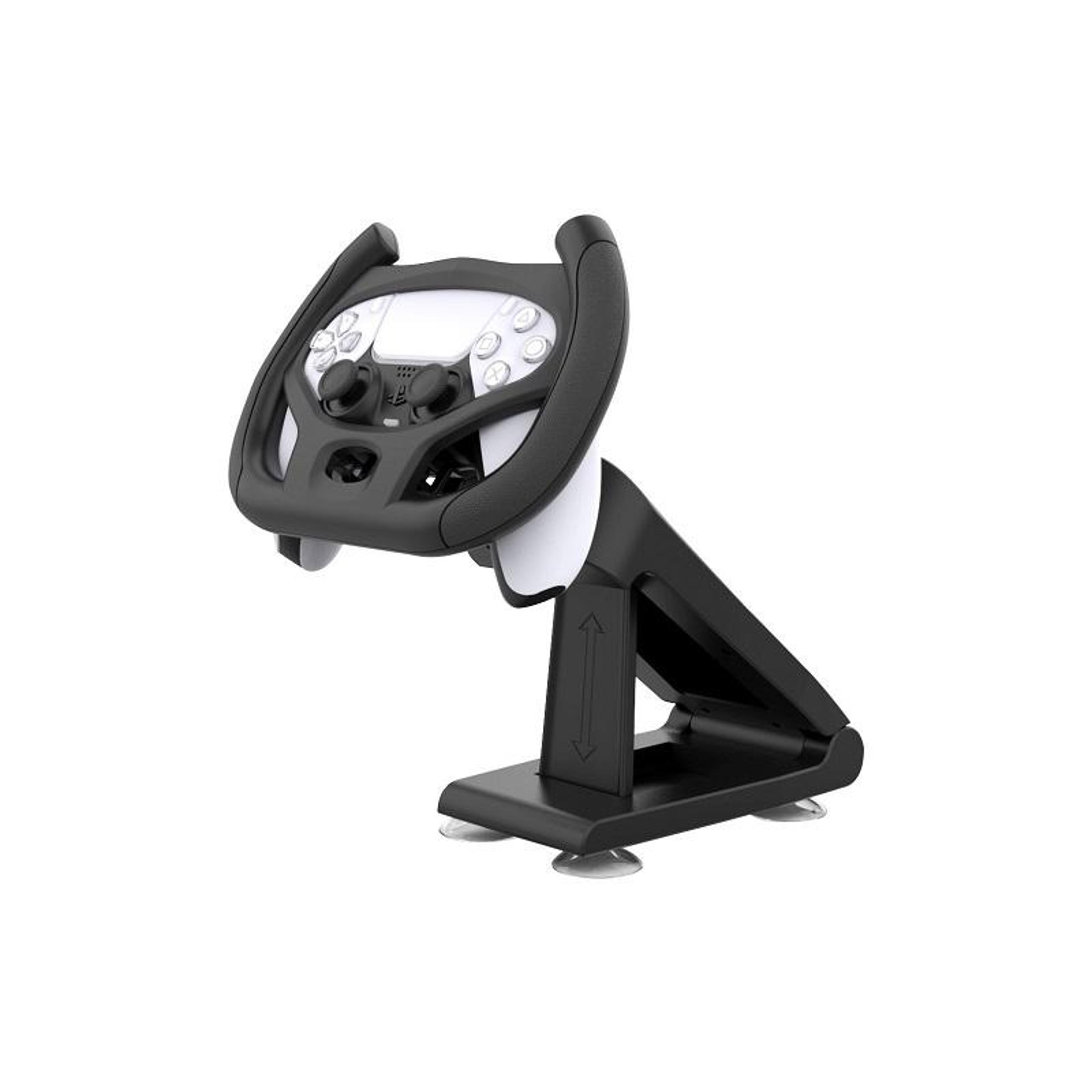 kjh p5-013 ps5 steering wheel attachment with racing gamepad bracket