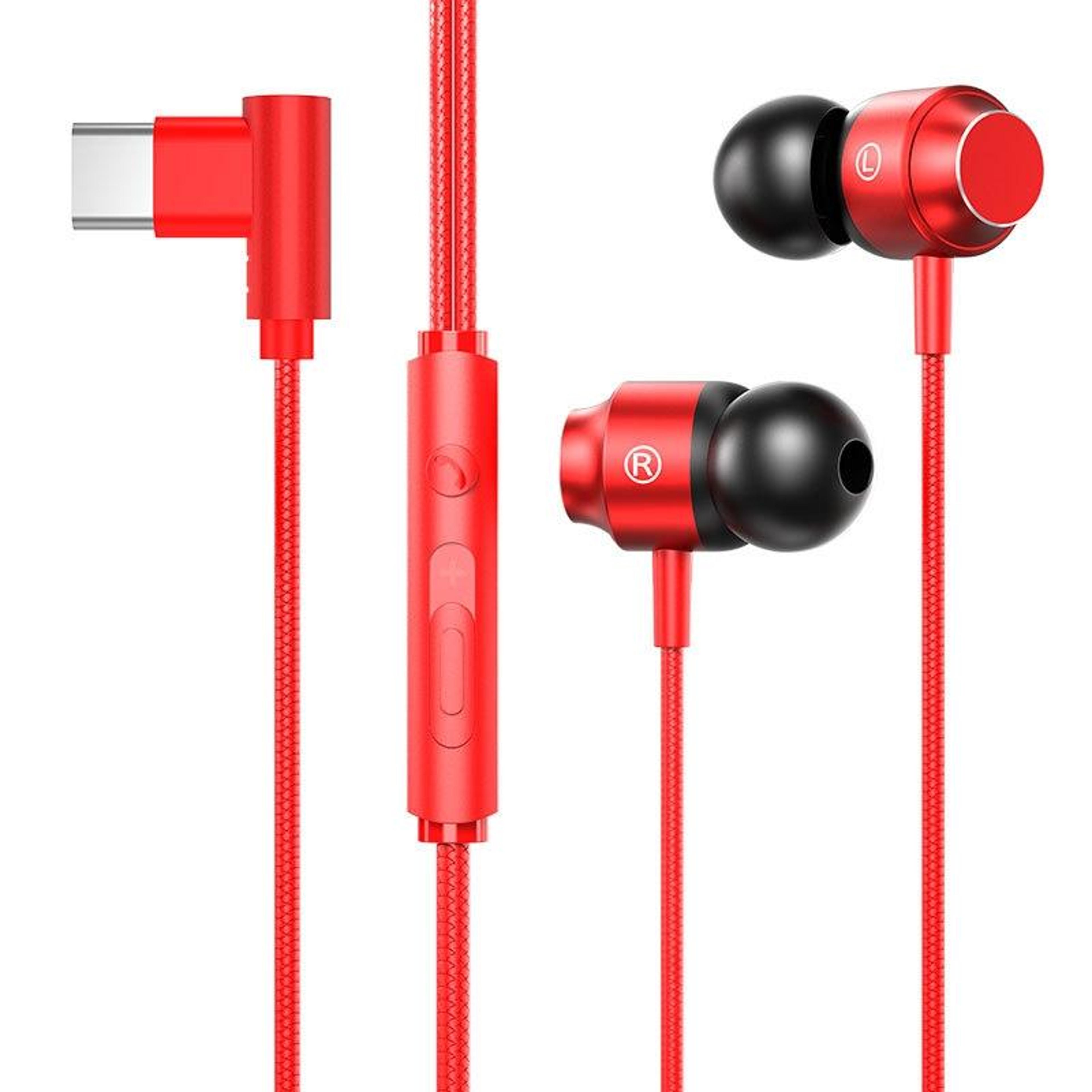 ts902 usb-c gaming earphones with deep bass, noise reduction and 10mm graphene drivers