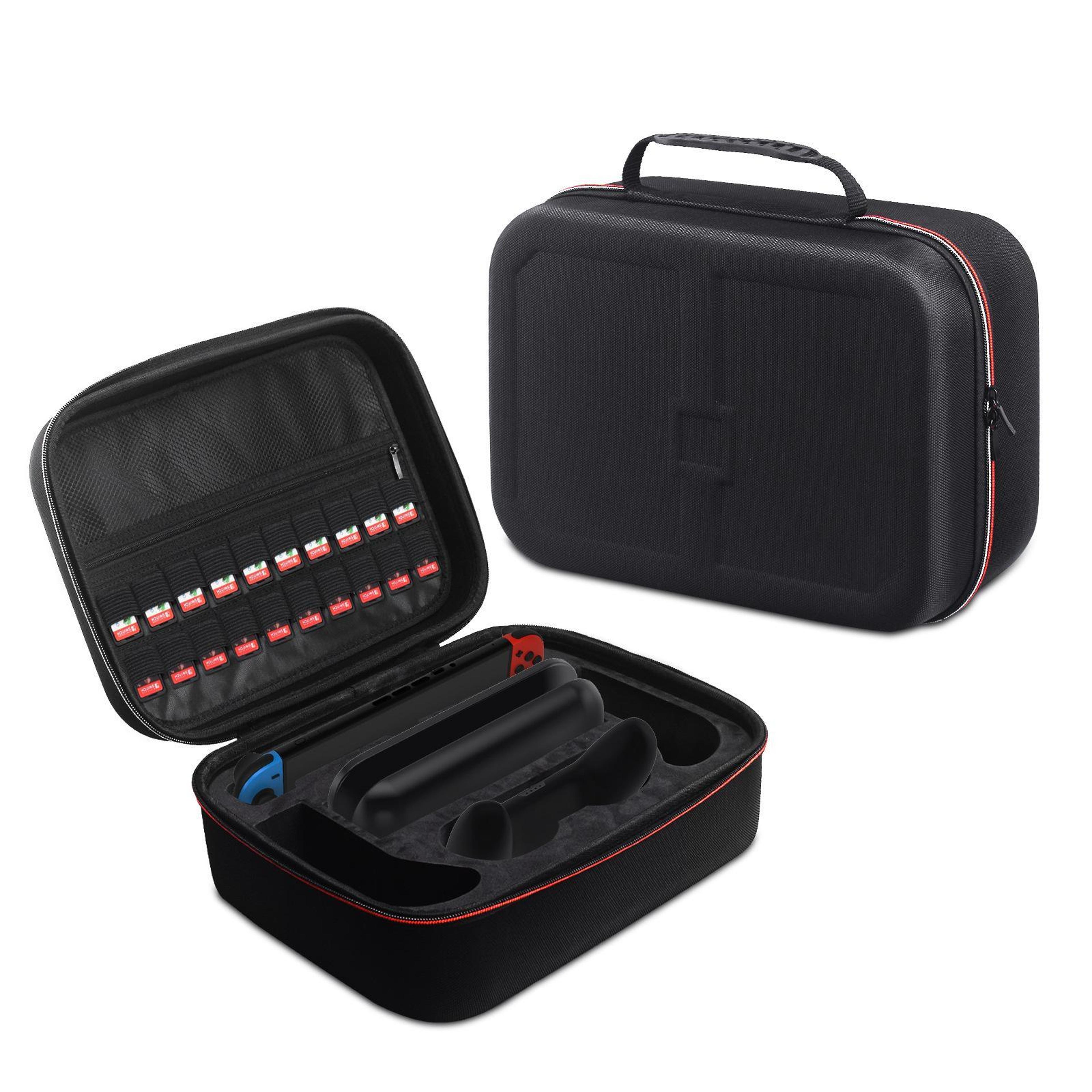 nintendo switch 2 carrying case large capacity travel storage bag with 20 game card slots