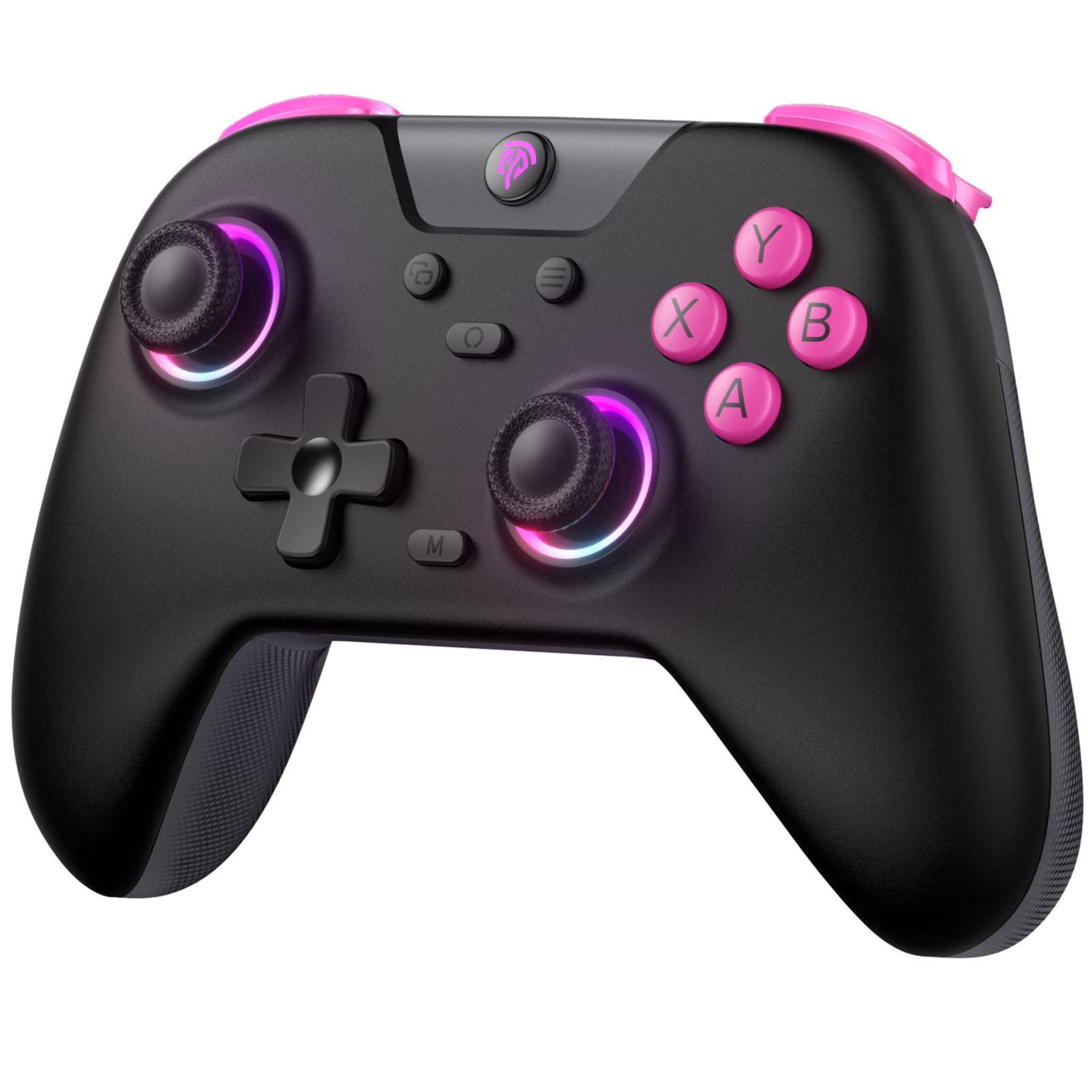 easysmx x05 wireless gaming controller with hall effect joysticks for pc, switch and steam deck