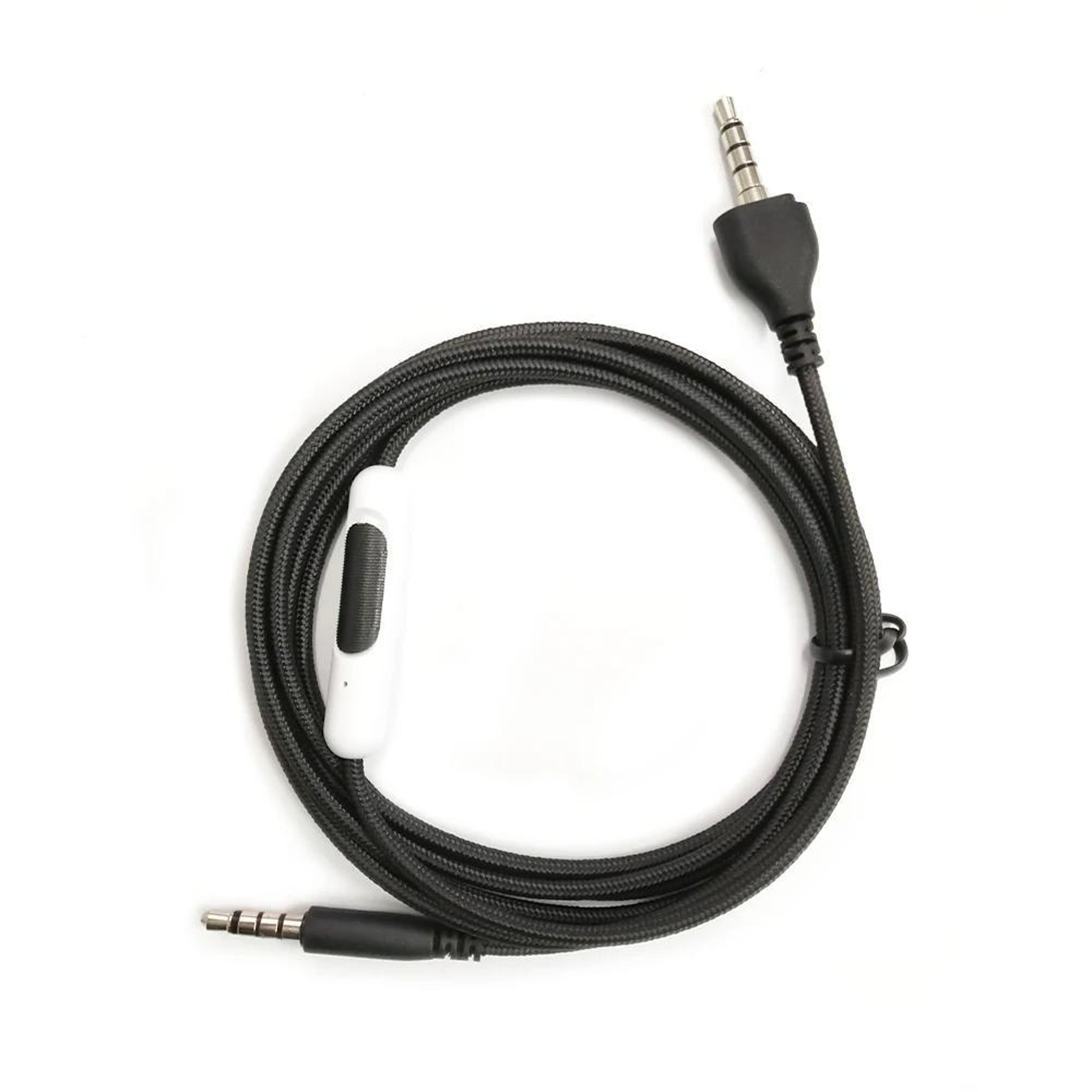 alienware aw920h replacement cable 1.8m braided 3.5mm gaming headset audio cable with mic control