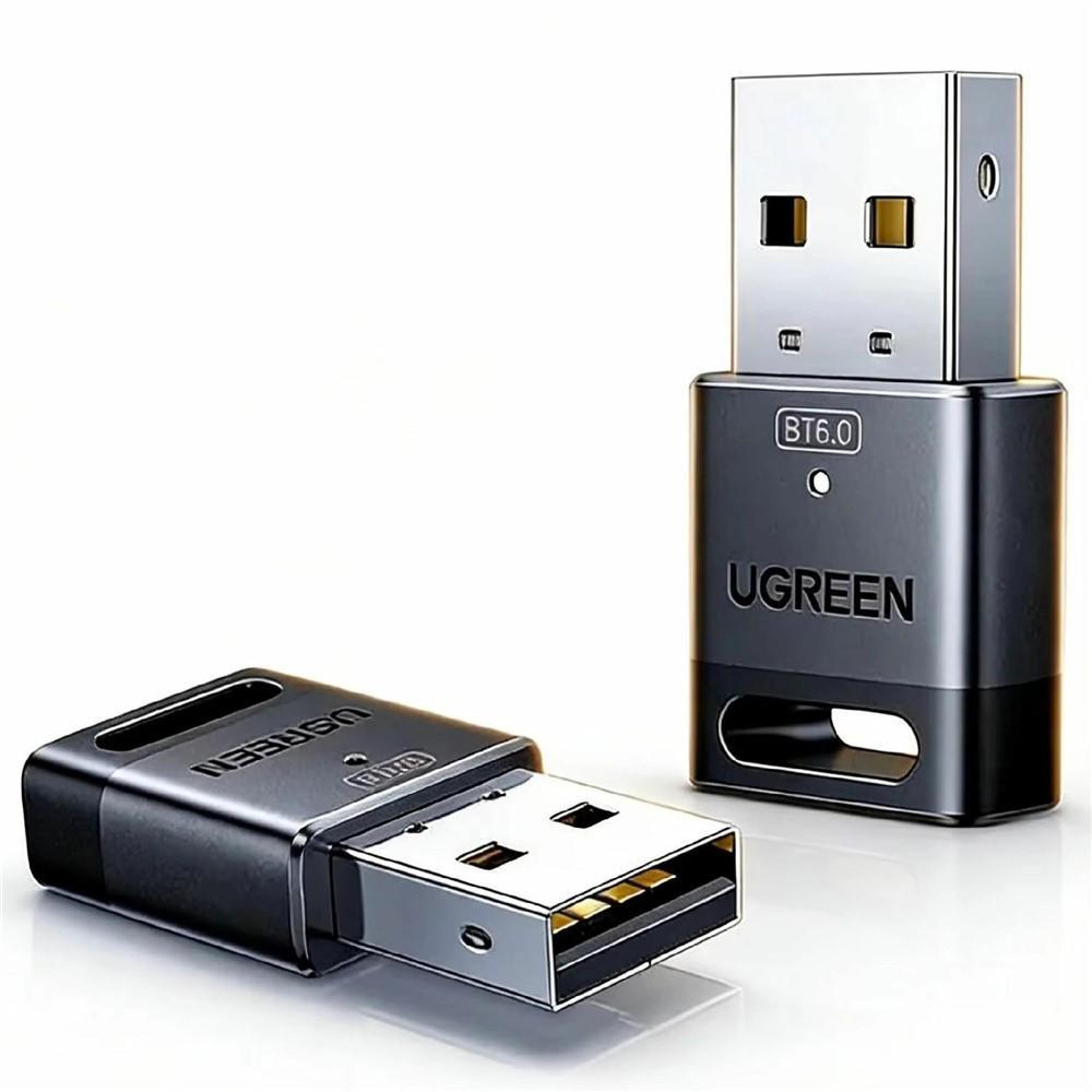 ugreen 75073 bluetooth 6.0 usb adapter for pc with 20m range and plug-and-play setup