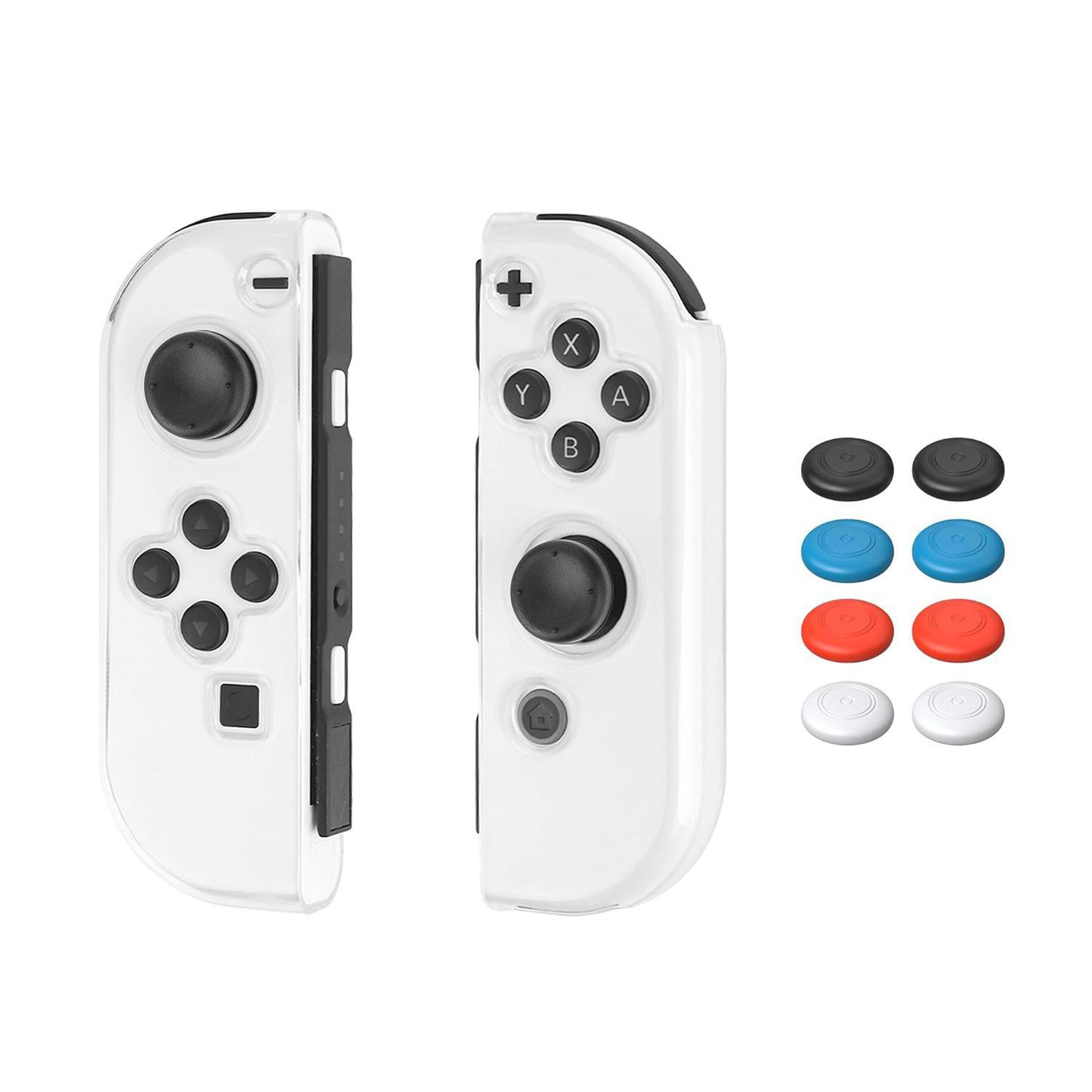 xdcase nintendo switch 2 joy-con case with clear tpu cover and joystick caps