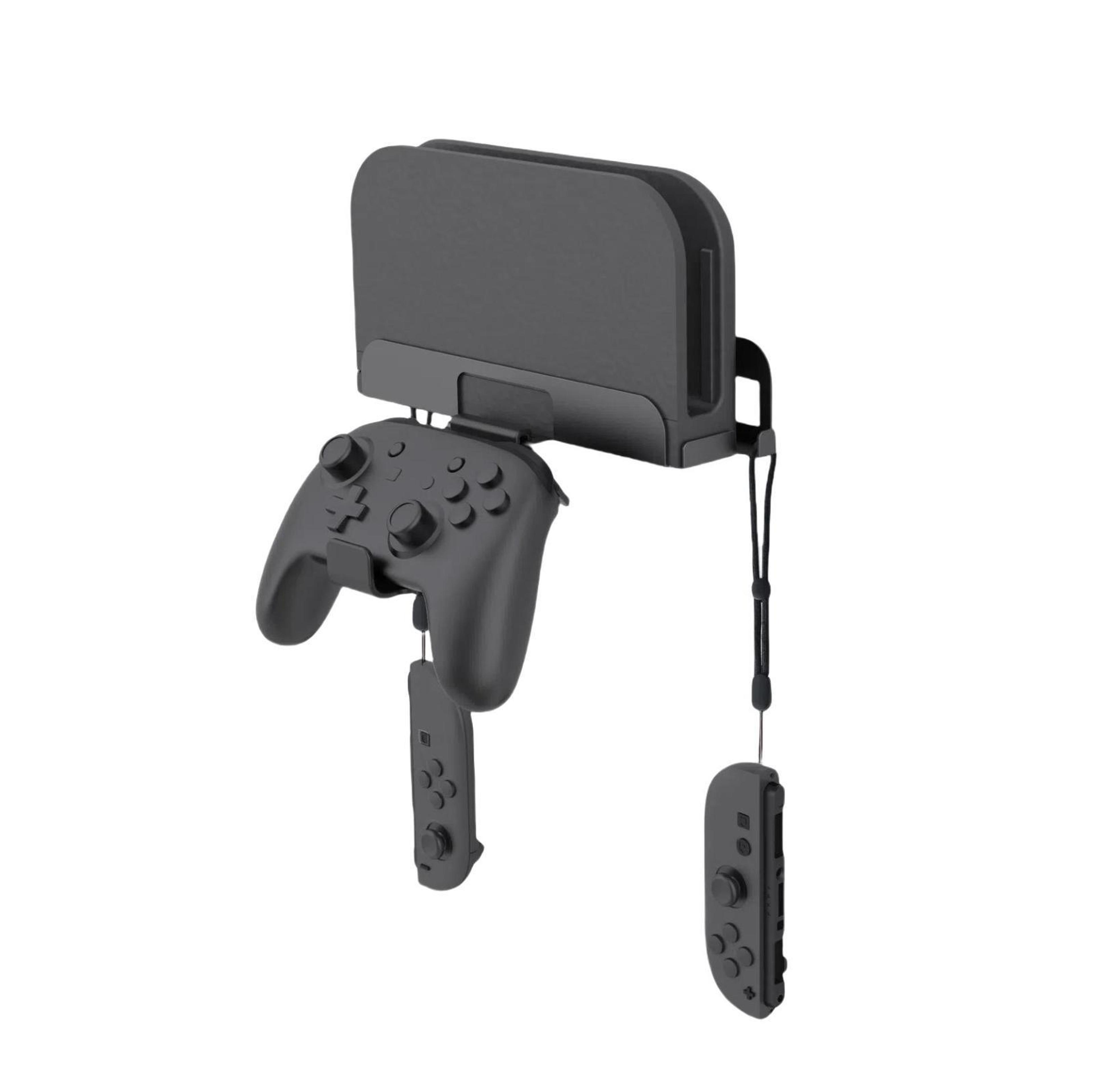 pgtech gp-369 nintendo switch 2 wall mount storage rack with controller hook
