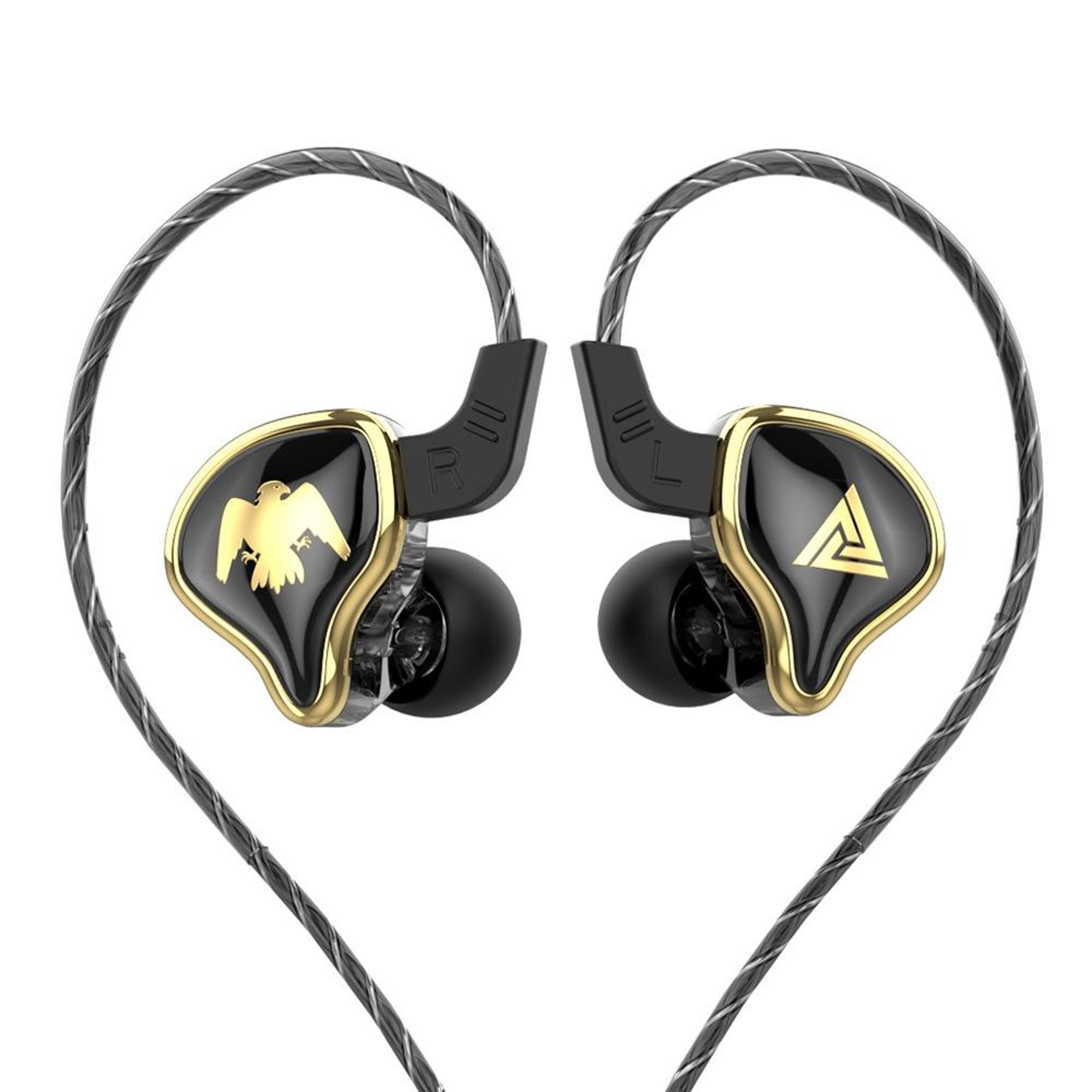 qkz ak6 ares hifi in-ear wired earphones with mic for sports, music and gaming
