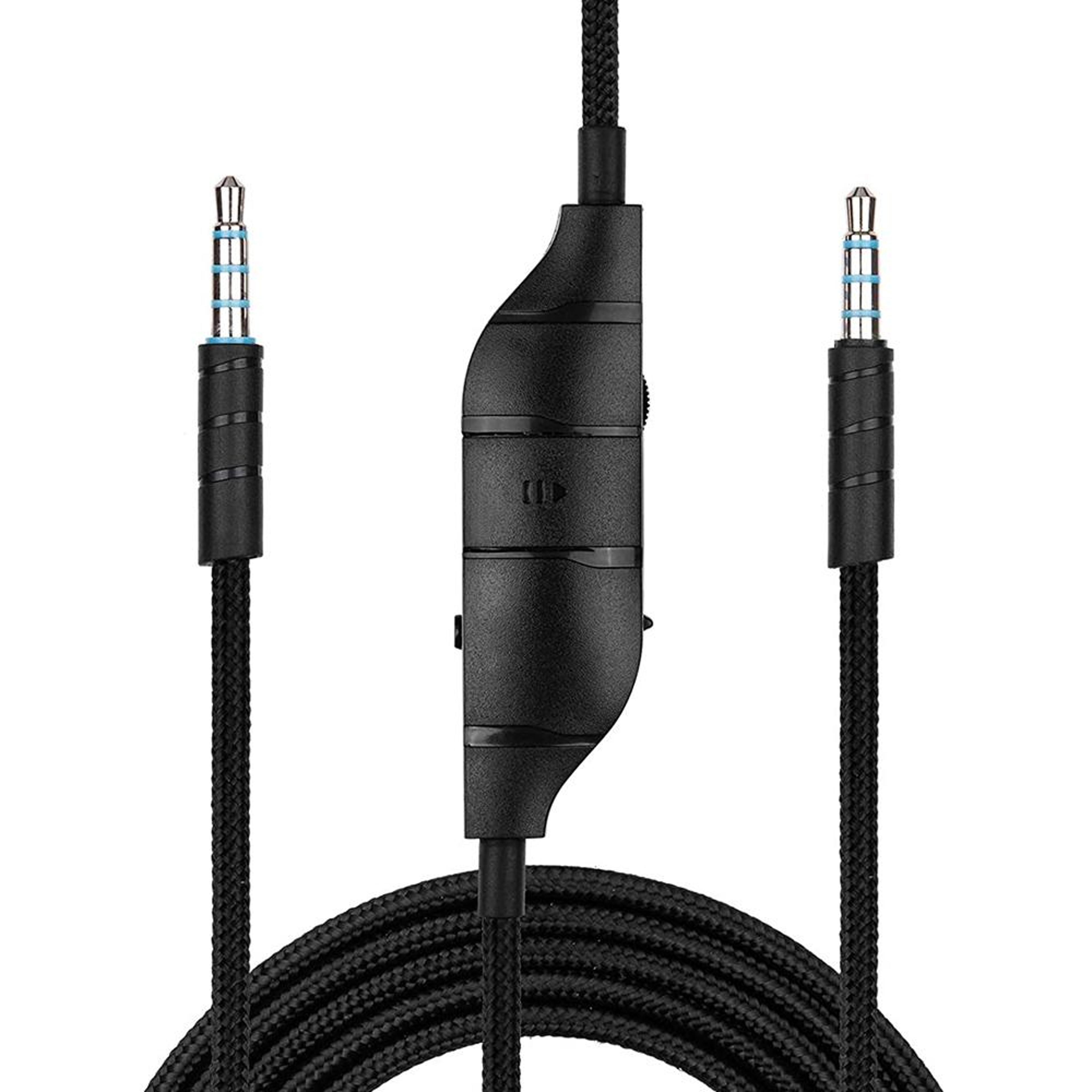 zs0195 logitech g633 g635 g933 g935 3.5mm replacement gaming headset cable with inline controls 1.5m