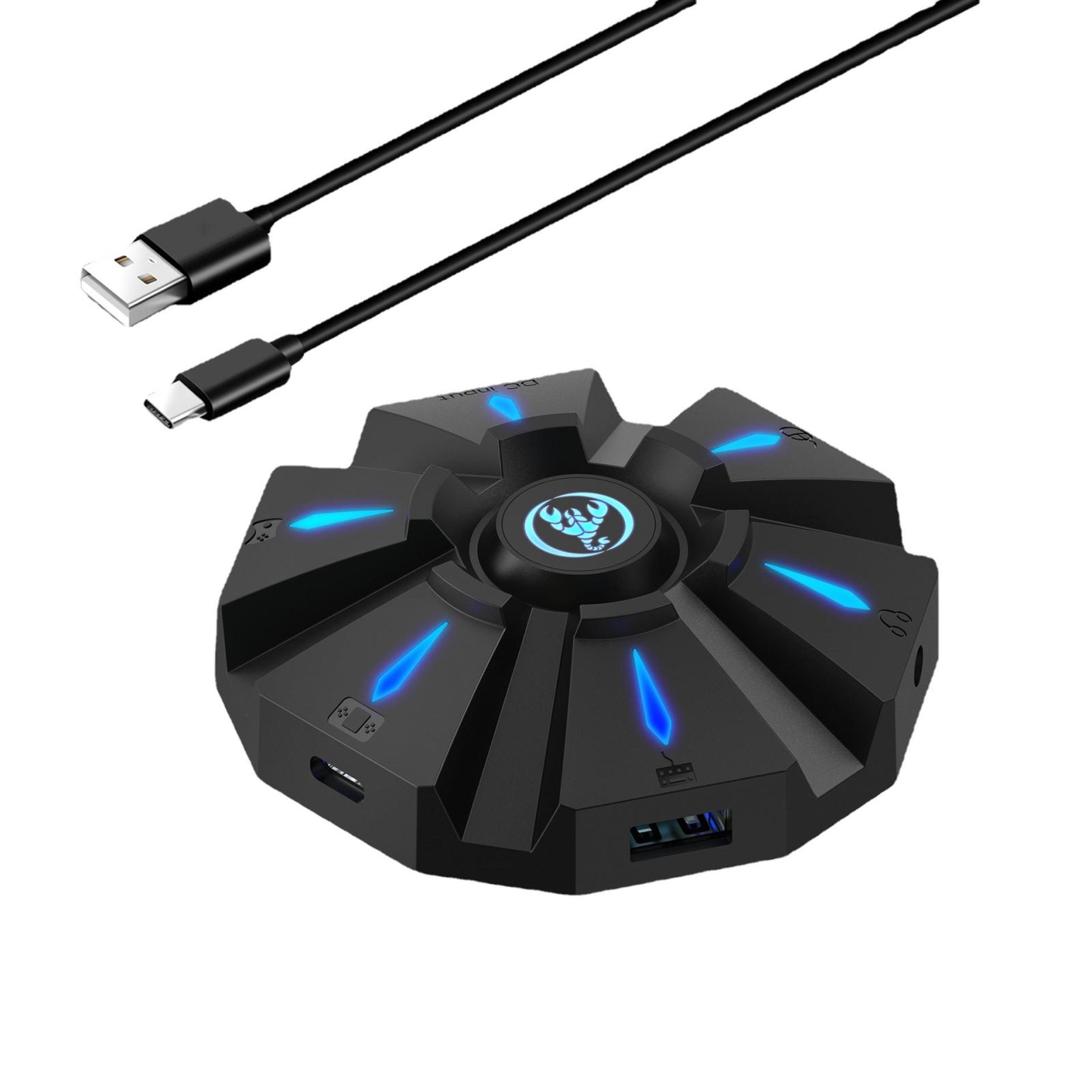 hxsj p9 keyboard mouse converter for ps4, xbox one, ps3, xbox 360 and nintendo switch