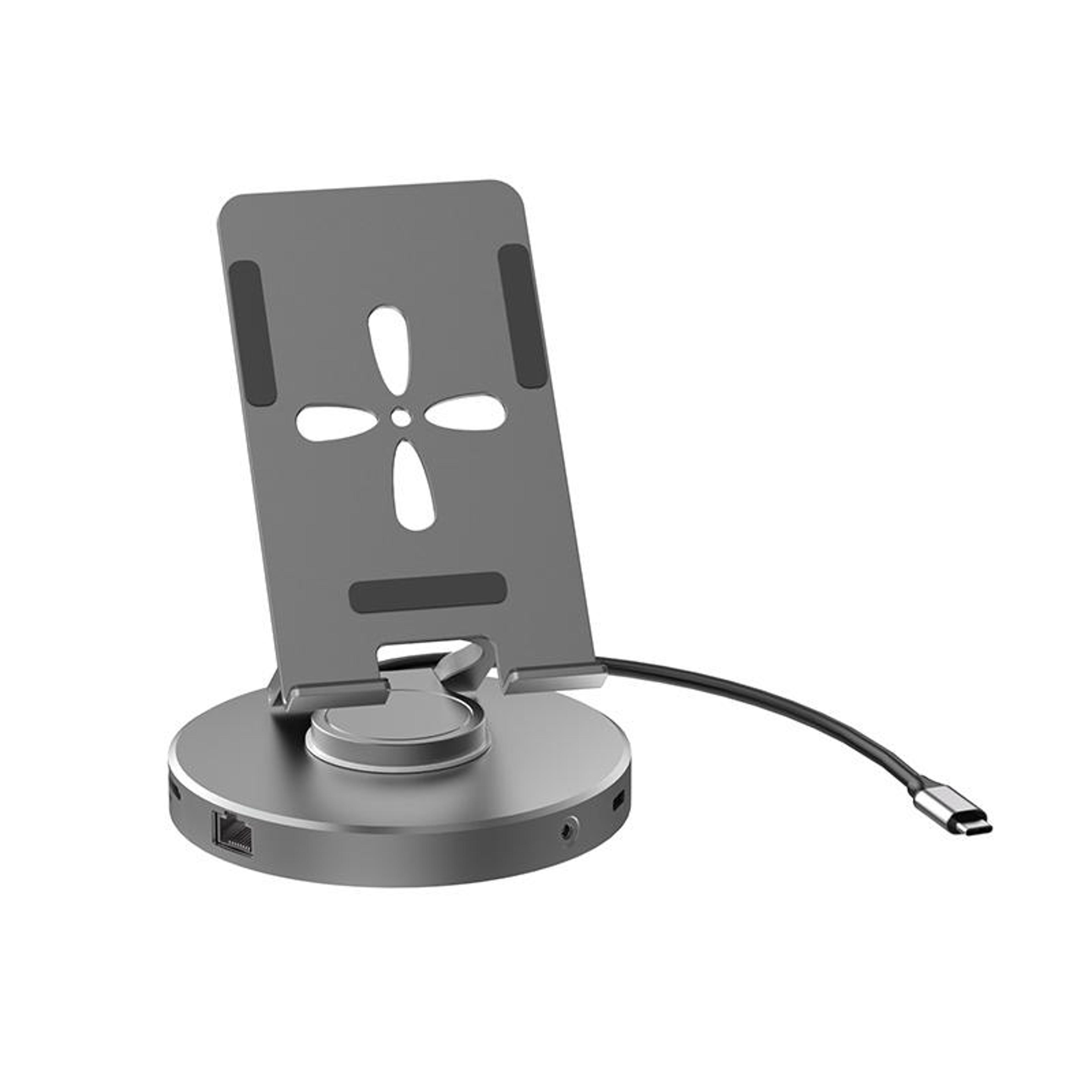 v269a 10 in 1 usb c docking station with 4k 60hz hdmi, 100w pd and adjustable stand
