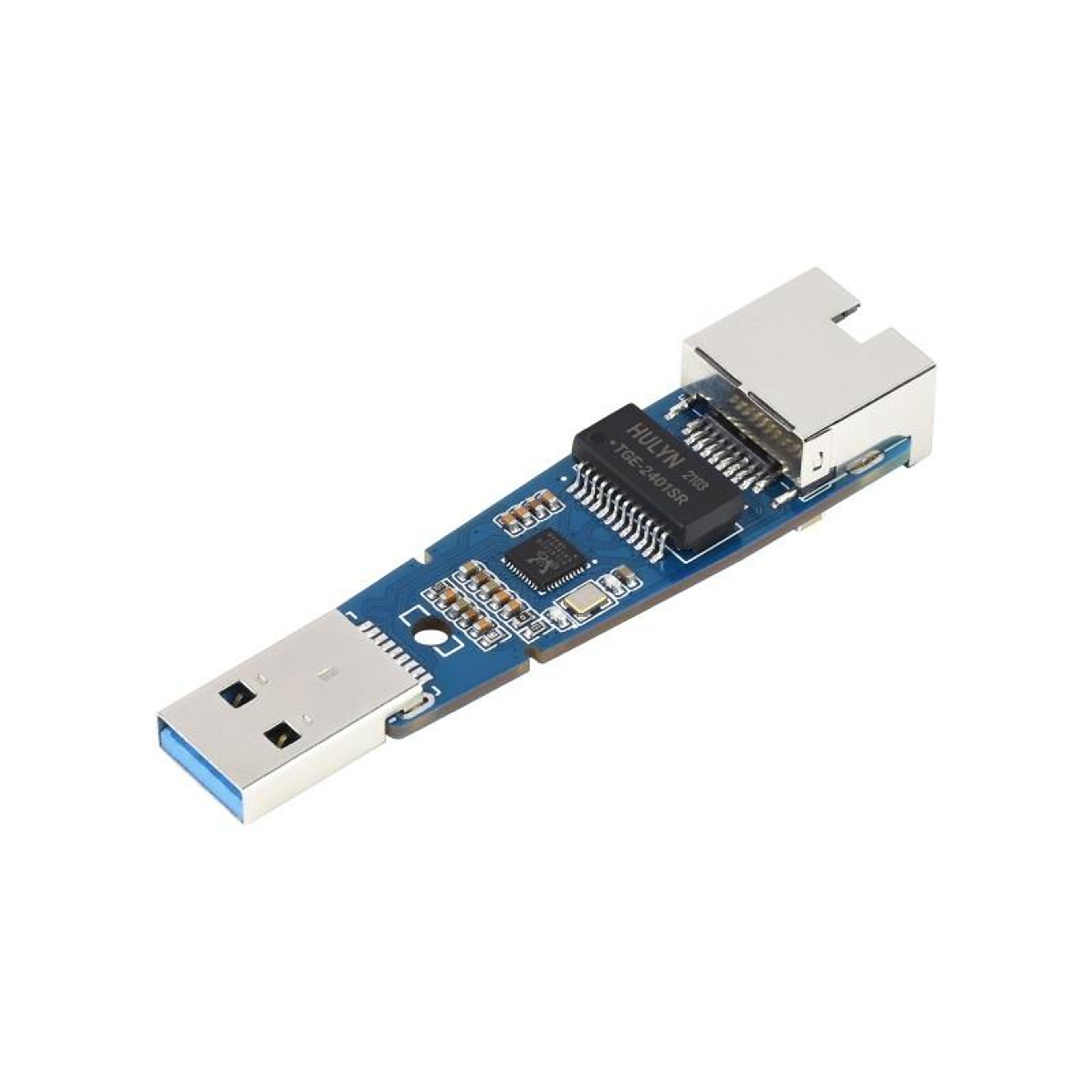 waveshare usb 3.2 gigabit ethernet adapter with rj45, rtl8153 driver-free networking