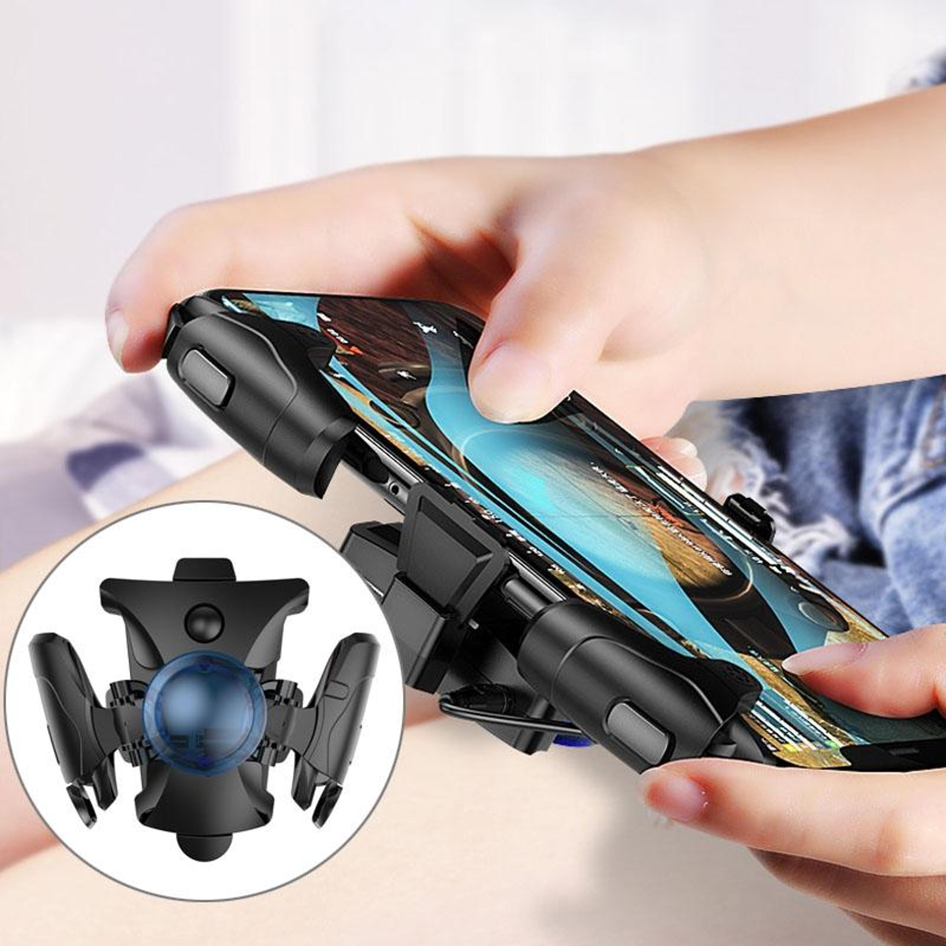 alloy mobile gaming trigger burst fire gamepad for 4.7–6.5 inch phones