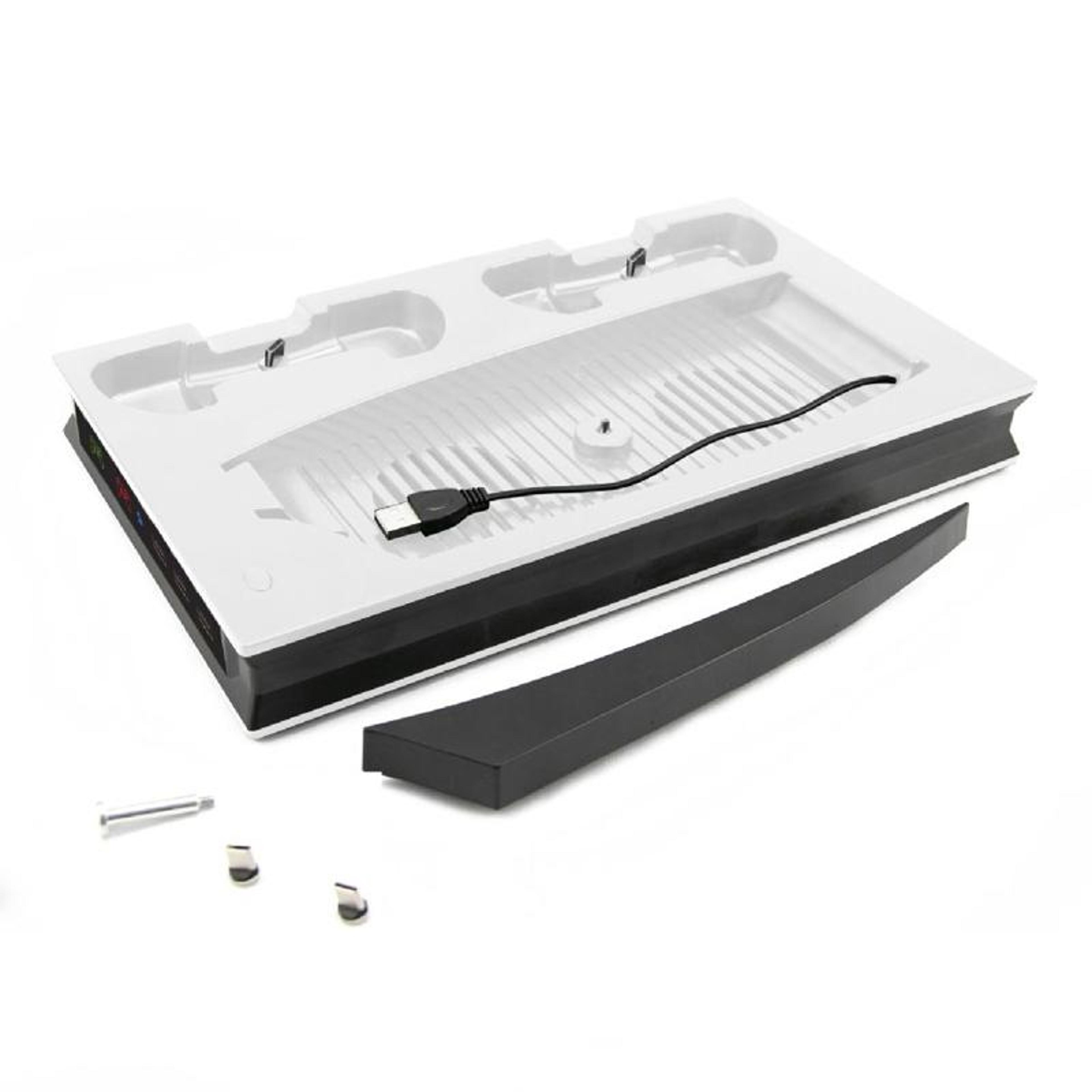 ps5 cooling stand with dual controller charging station and cooling fans