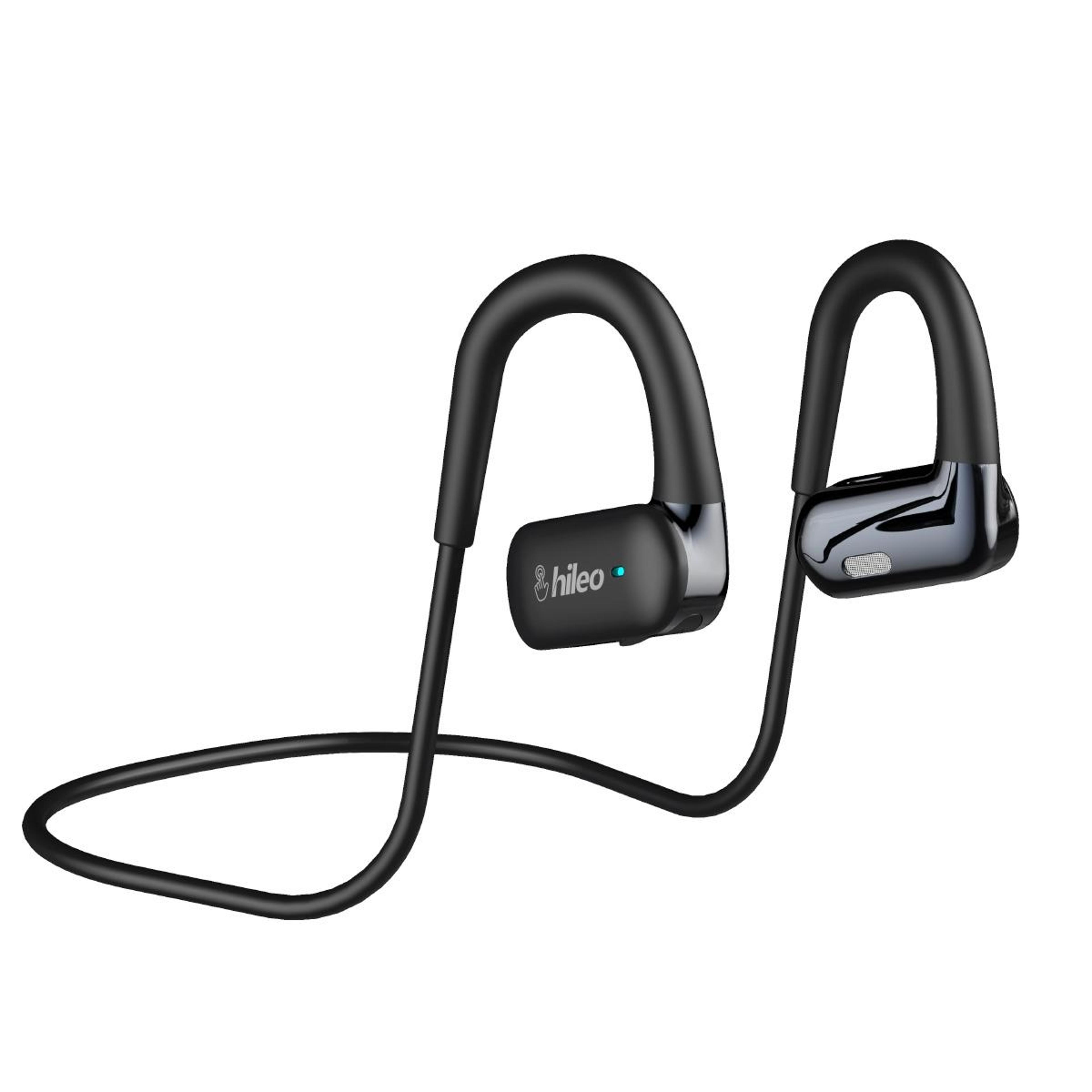hileo hi77 open ear headphones for sports with bluetooth 5.3 and enc noise reduction