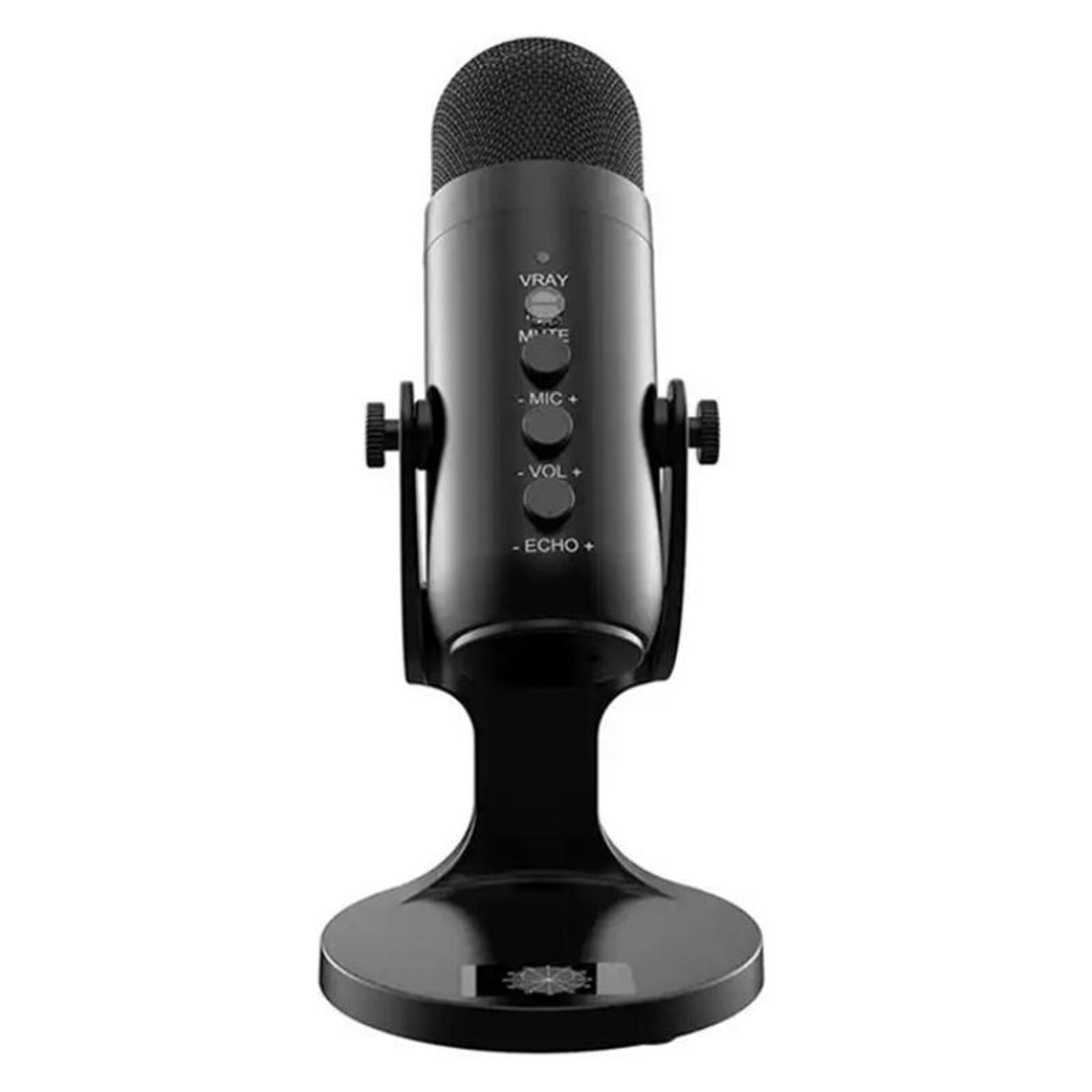 jmary mc-pw8 usb condenser microphone for podcasting and streaming with noise reduction