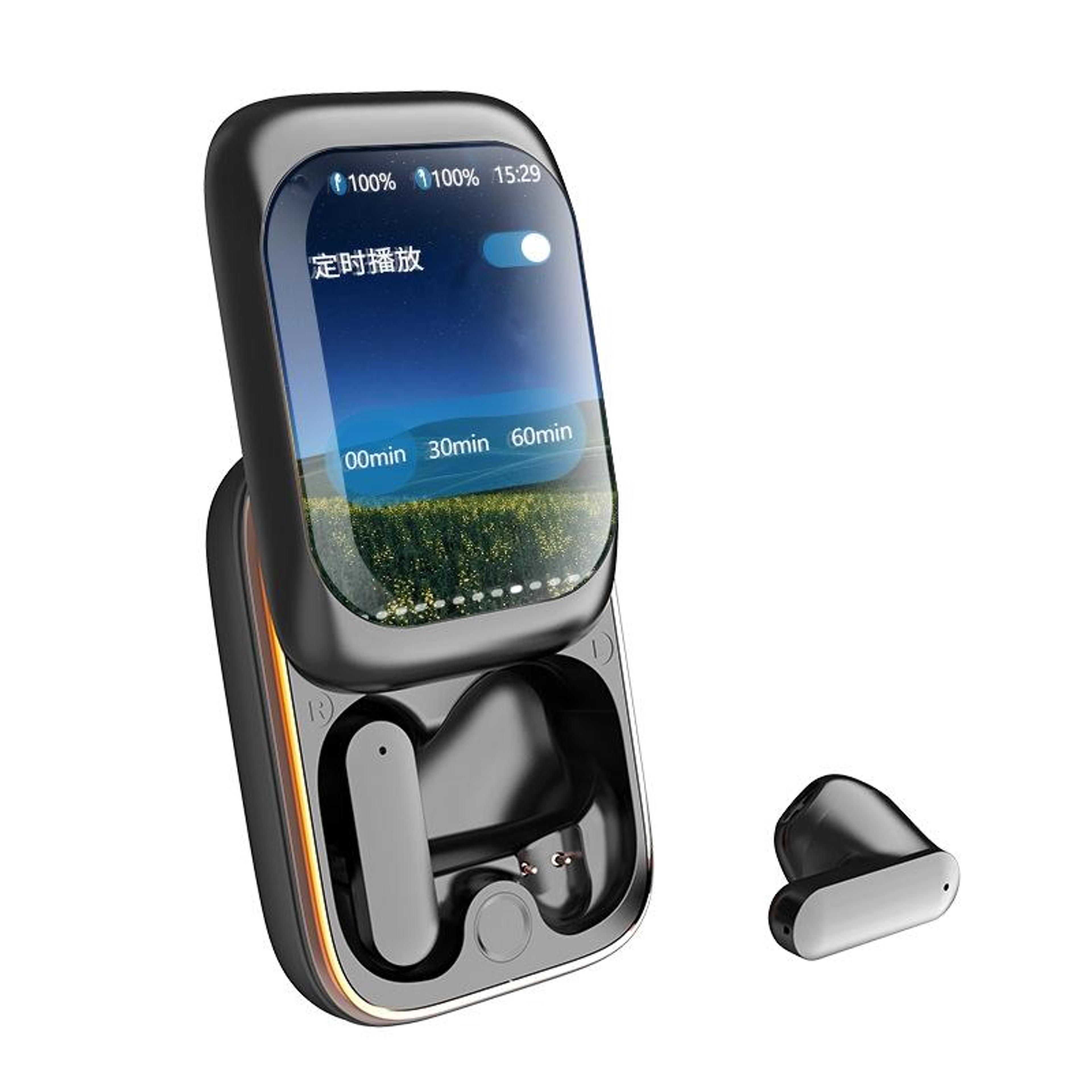 ib g9 wireless earbuds with touchscreen case, bluetooth 5.3 earbuds with hifi sound