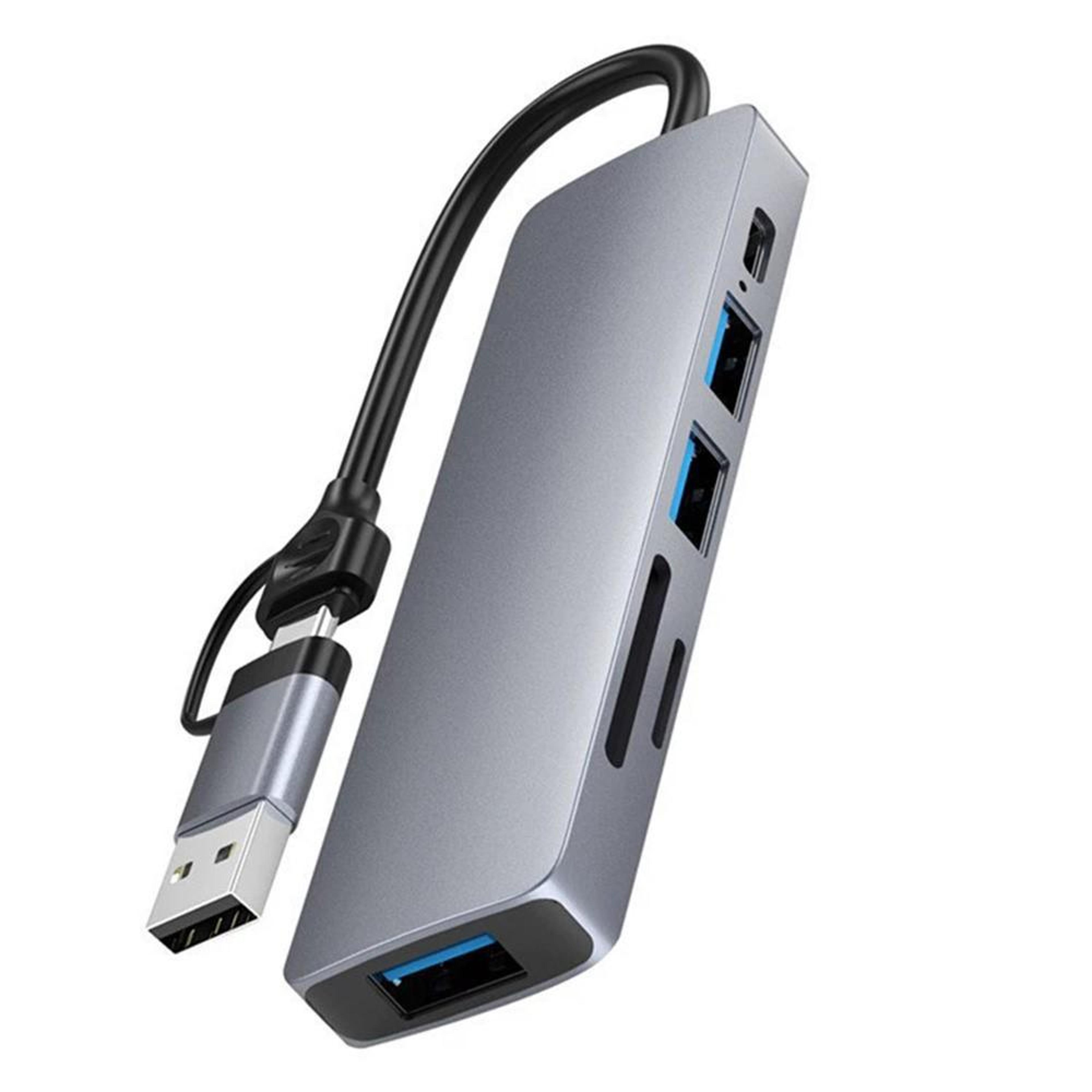 hc-13fl usb-c hub with usb-a, usb 3.0 and sd/tf card reader