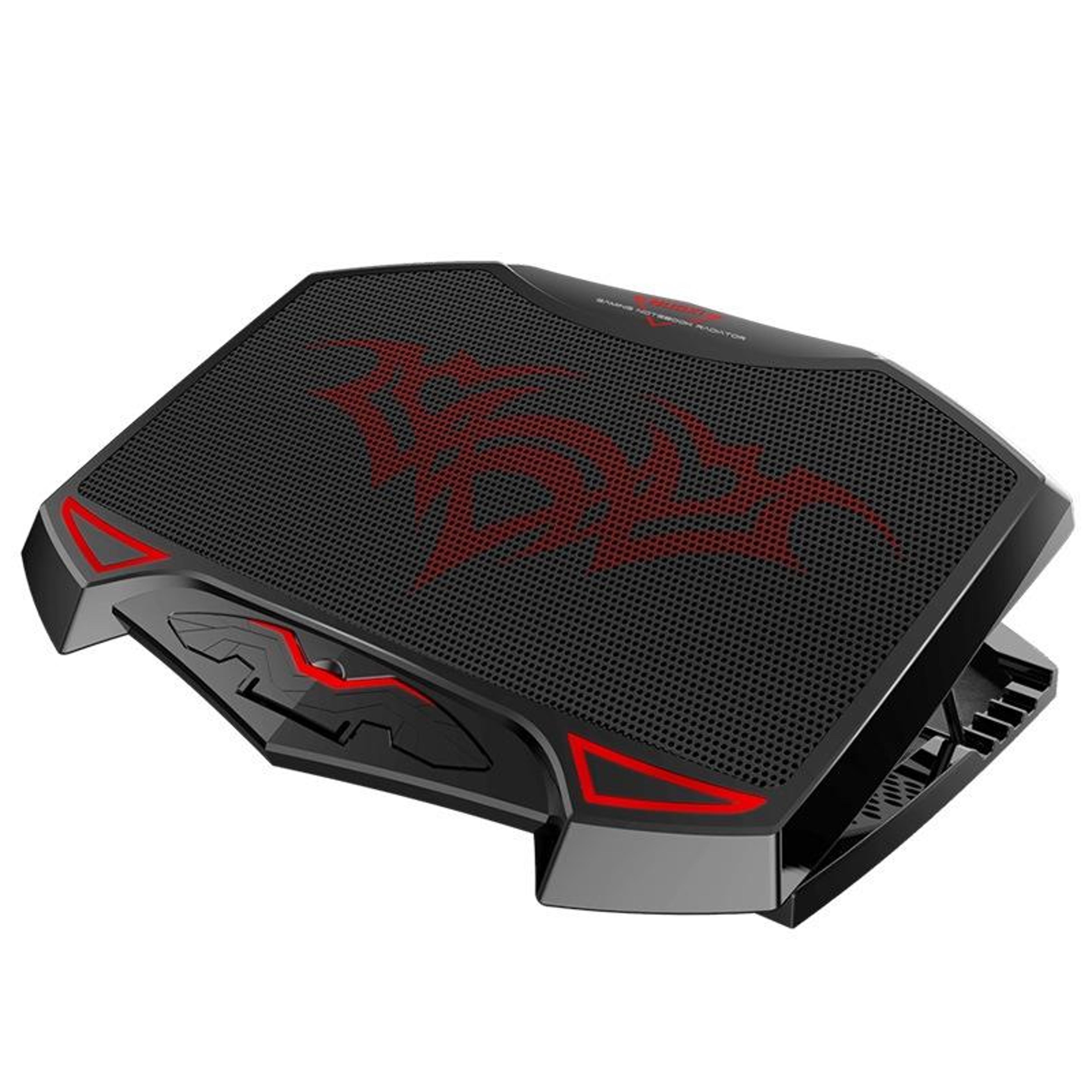 nuoxi gaming laptop cooling pad and adjustable laptop stand with quiet 3-fan cooling