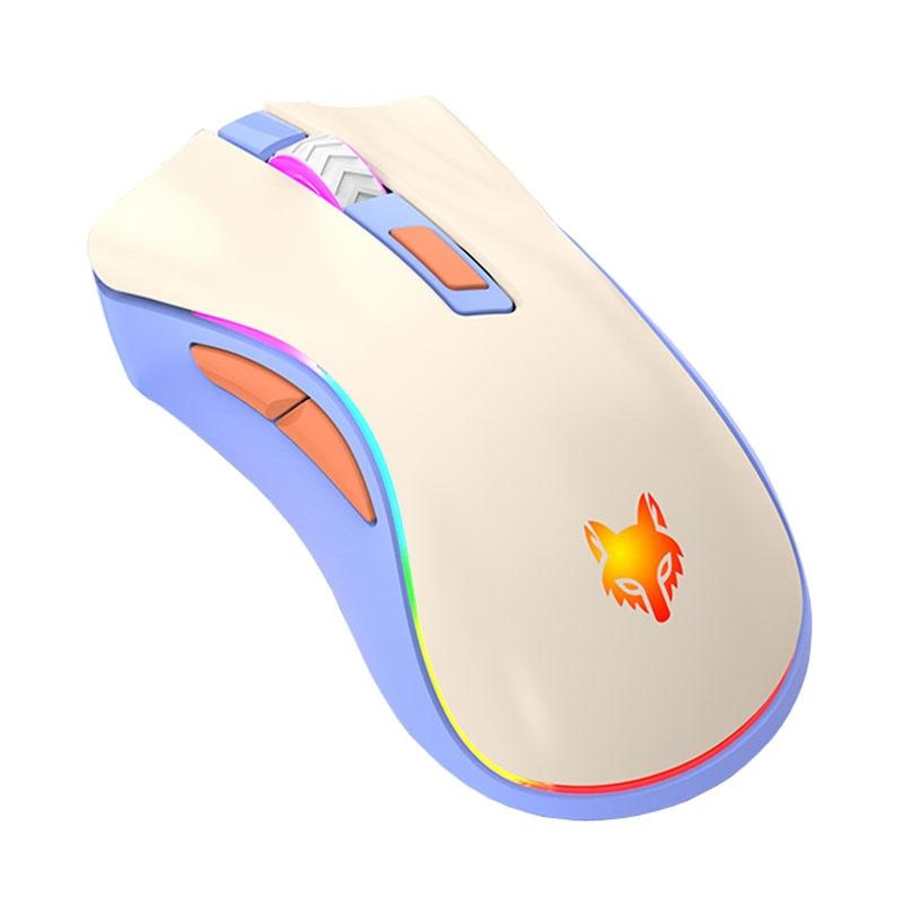 xunsvfox xyh52 wireless mouse with bluetooth 2.4g, rechargeable silent design and adjustable dpi