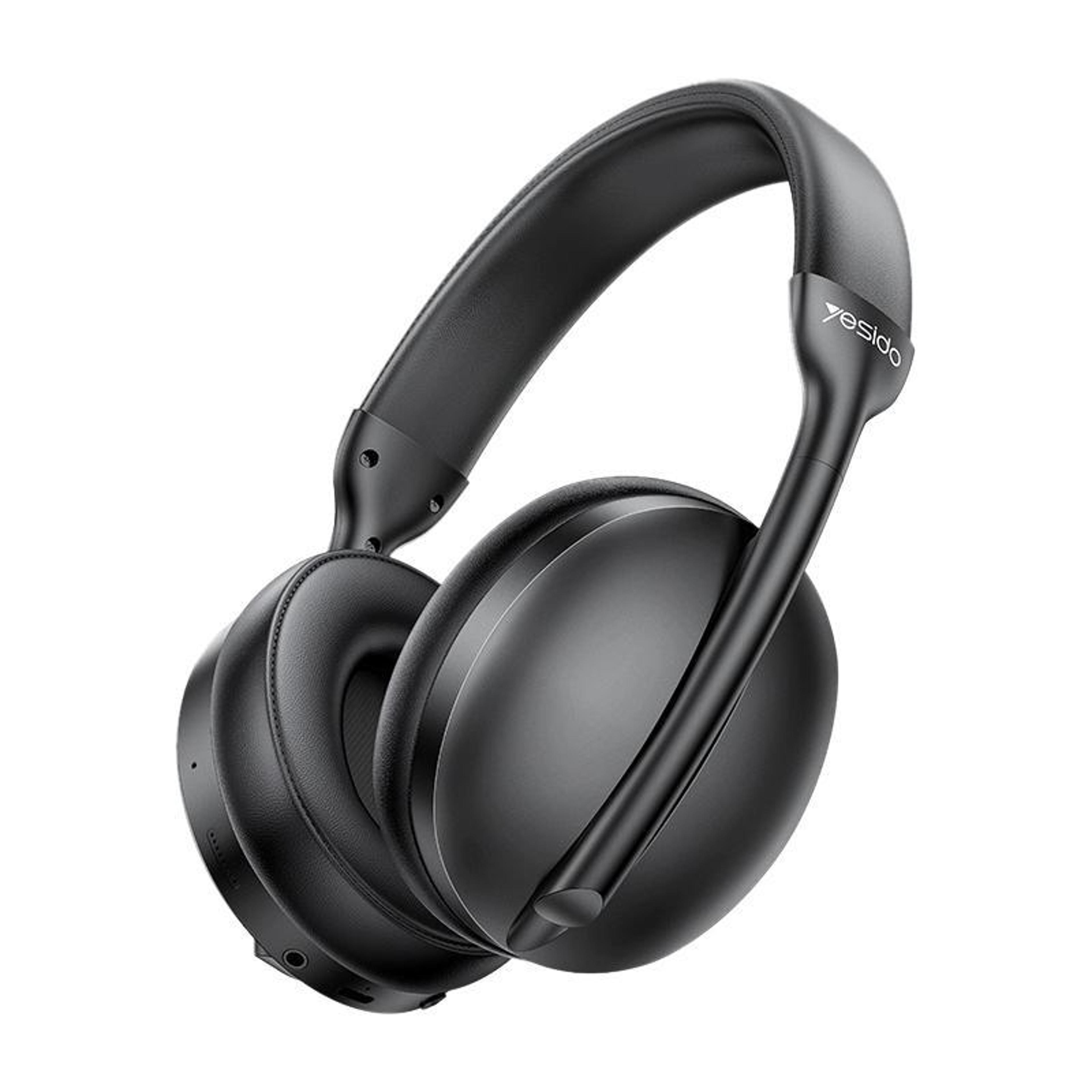 yesido ep08 active noise cancelling bluetooth 5.3 over-ear headphones