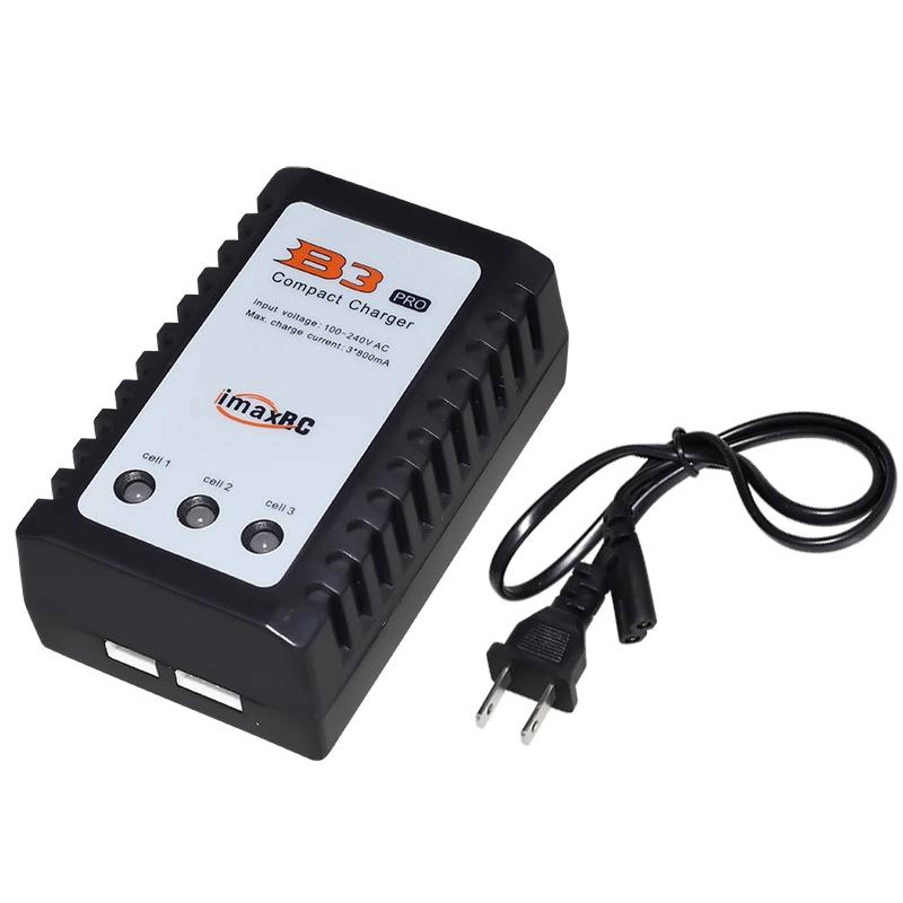 imaxrc 2s 3s lipo balance charger for 7.4v 11.1v drone and rc batteries us plug