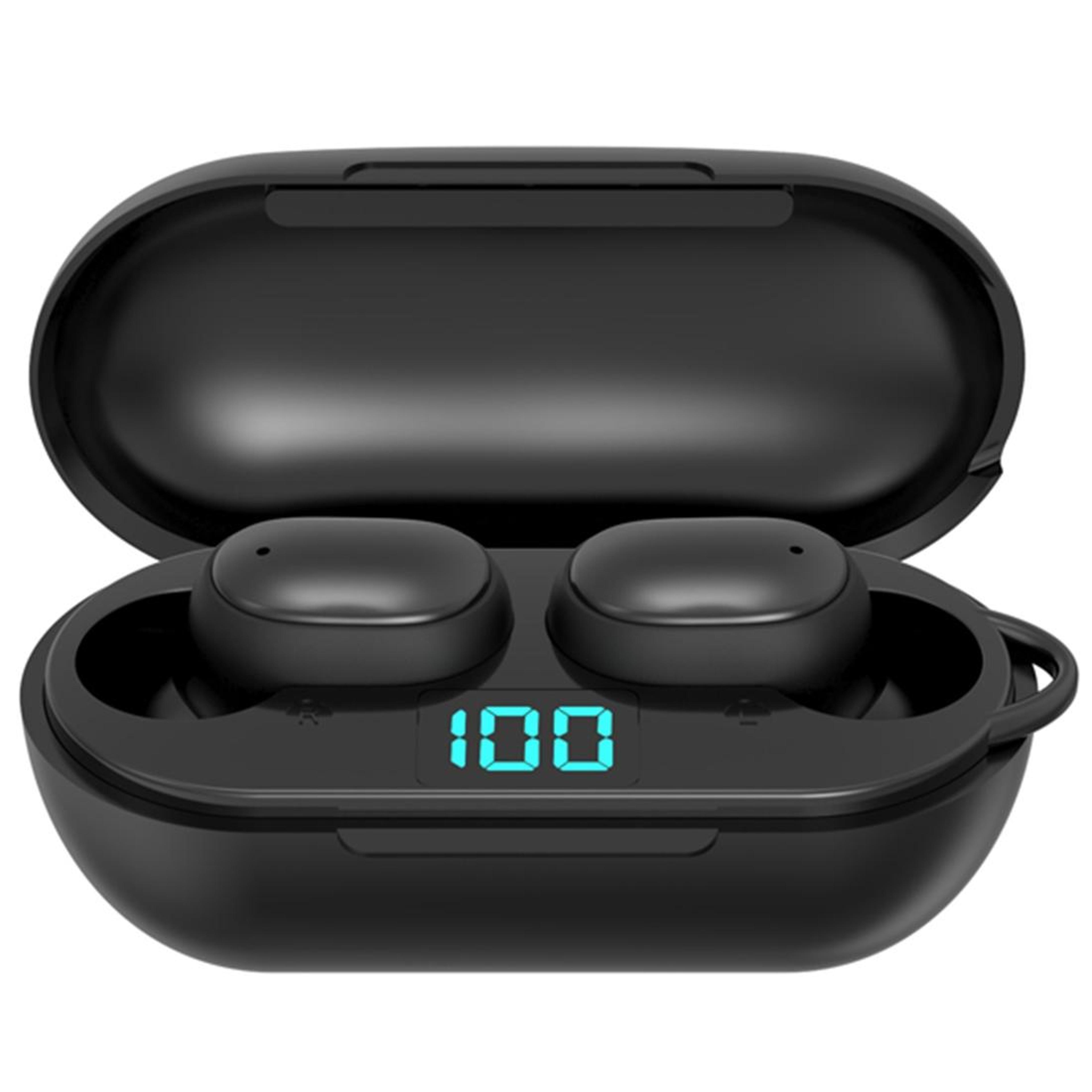 h6 wireless earbuds with bluetooth 5.0, led battery display and charging case