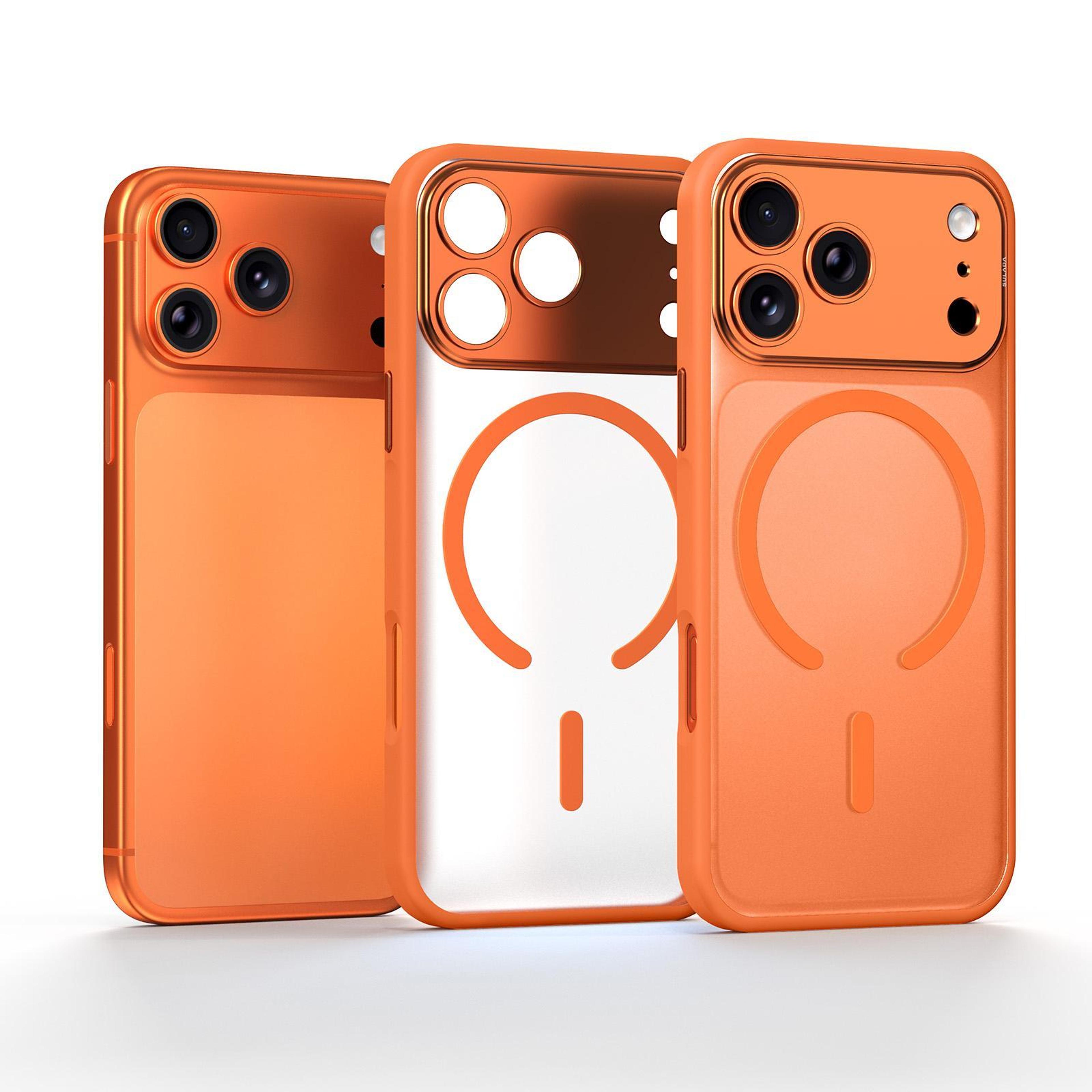 sulada iphone 18 pro case with magsafe magnetic matte semi-transparent cover