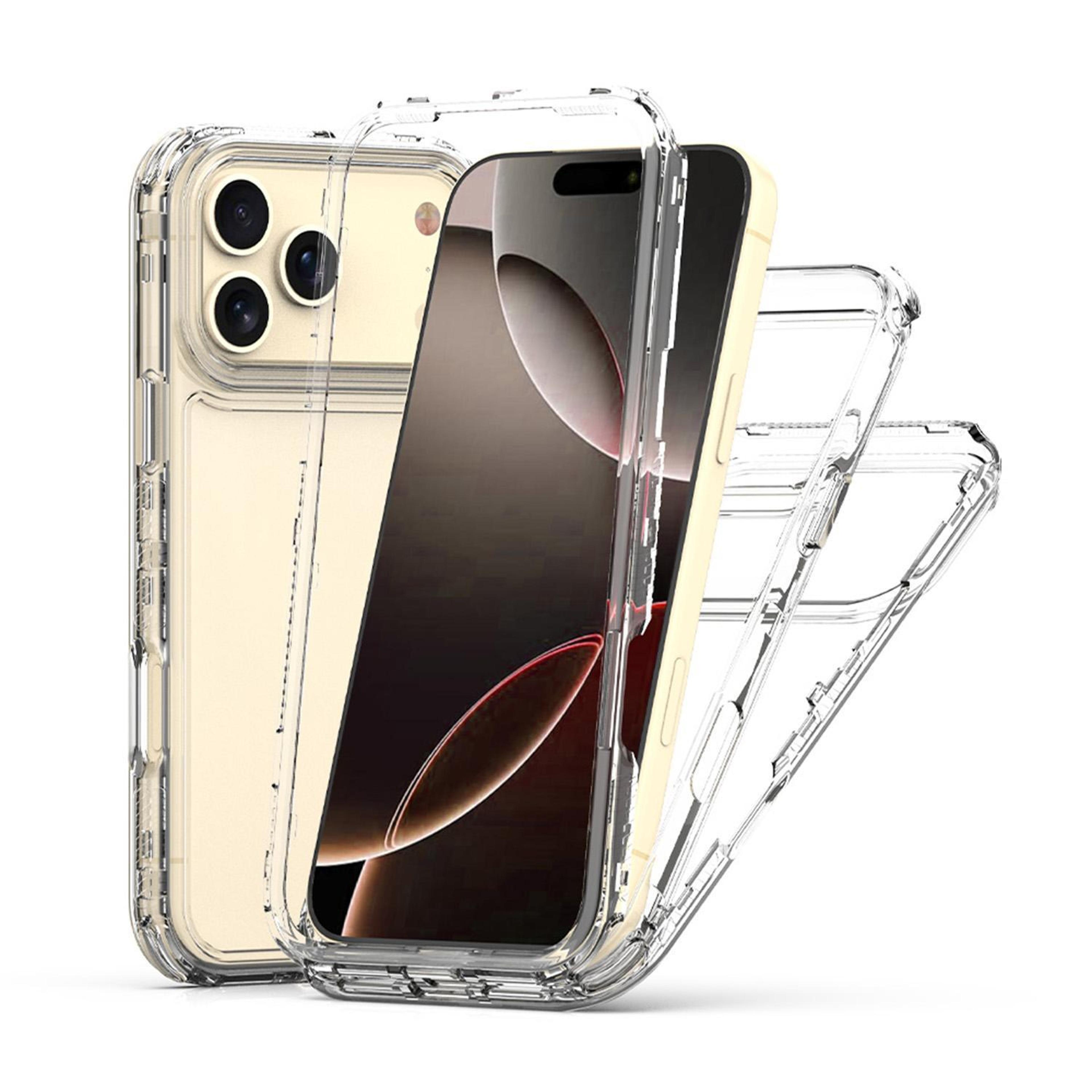crystalguard iphone 18 pro max case clear acrylic slim protective cover