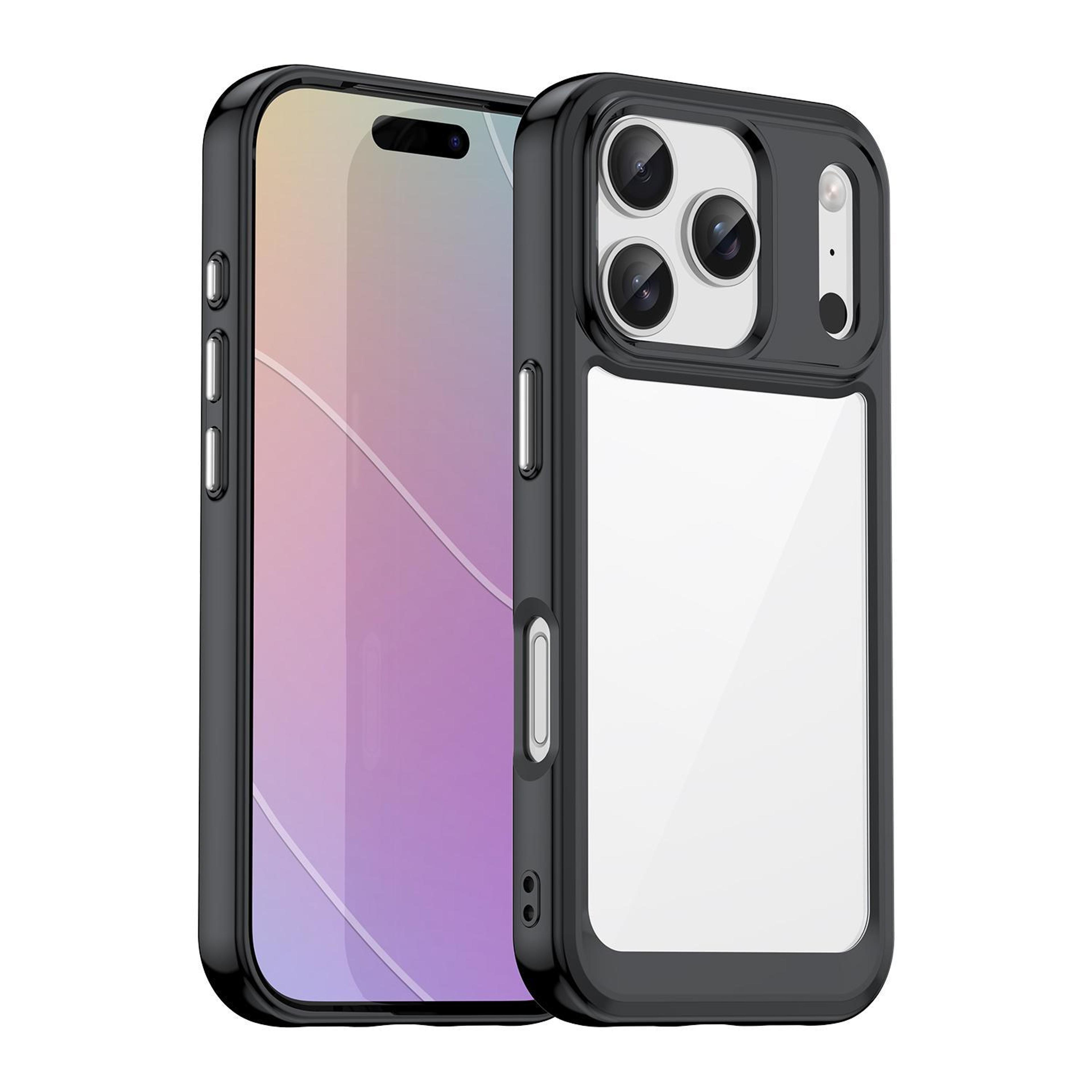 colorful iphone 18 pro acrylic tpu slim protective case