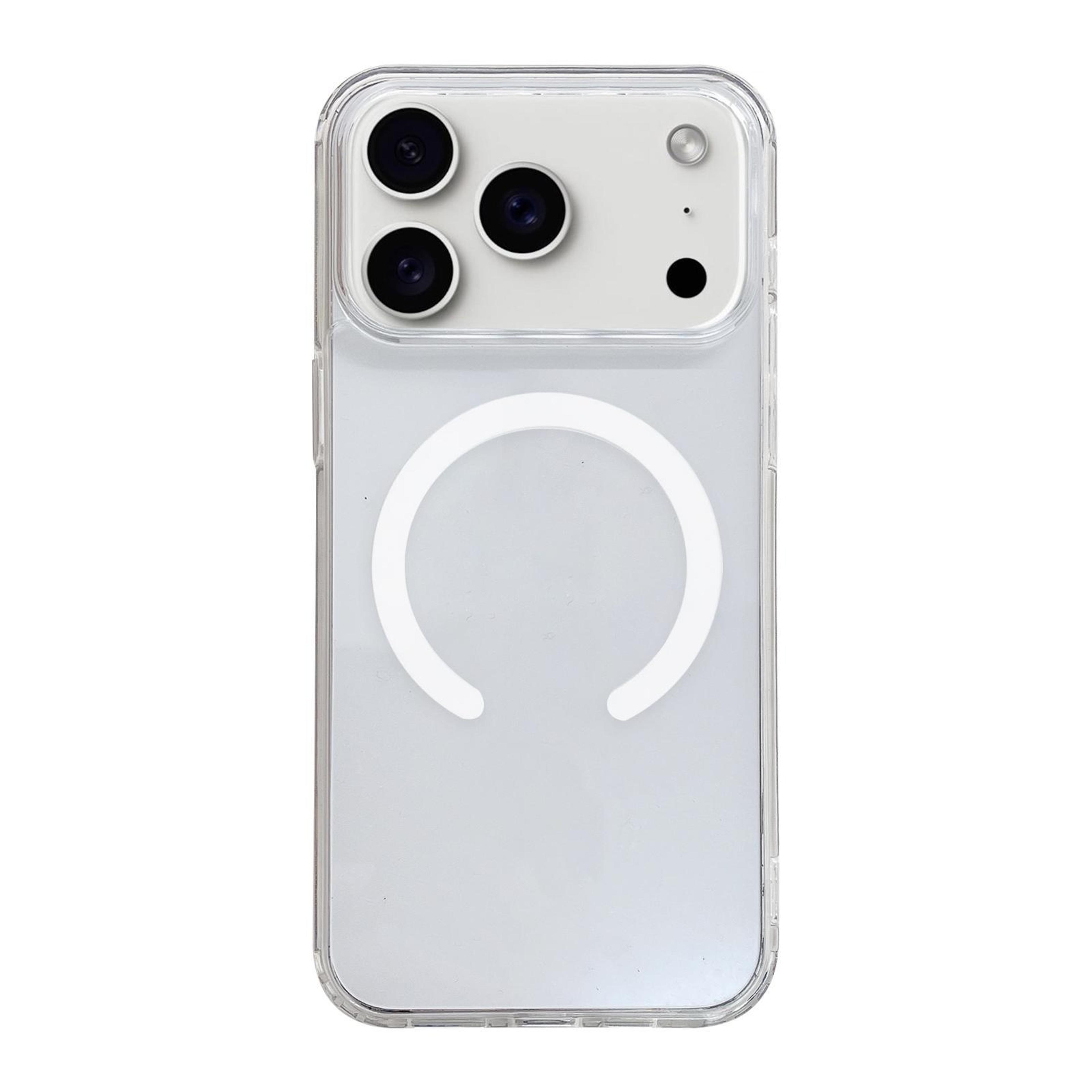 iphone 18 pro clear magsafe case with acrylic back and protective tpu