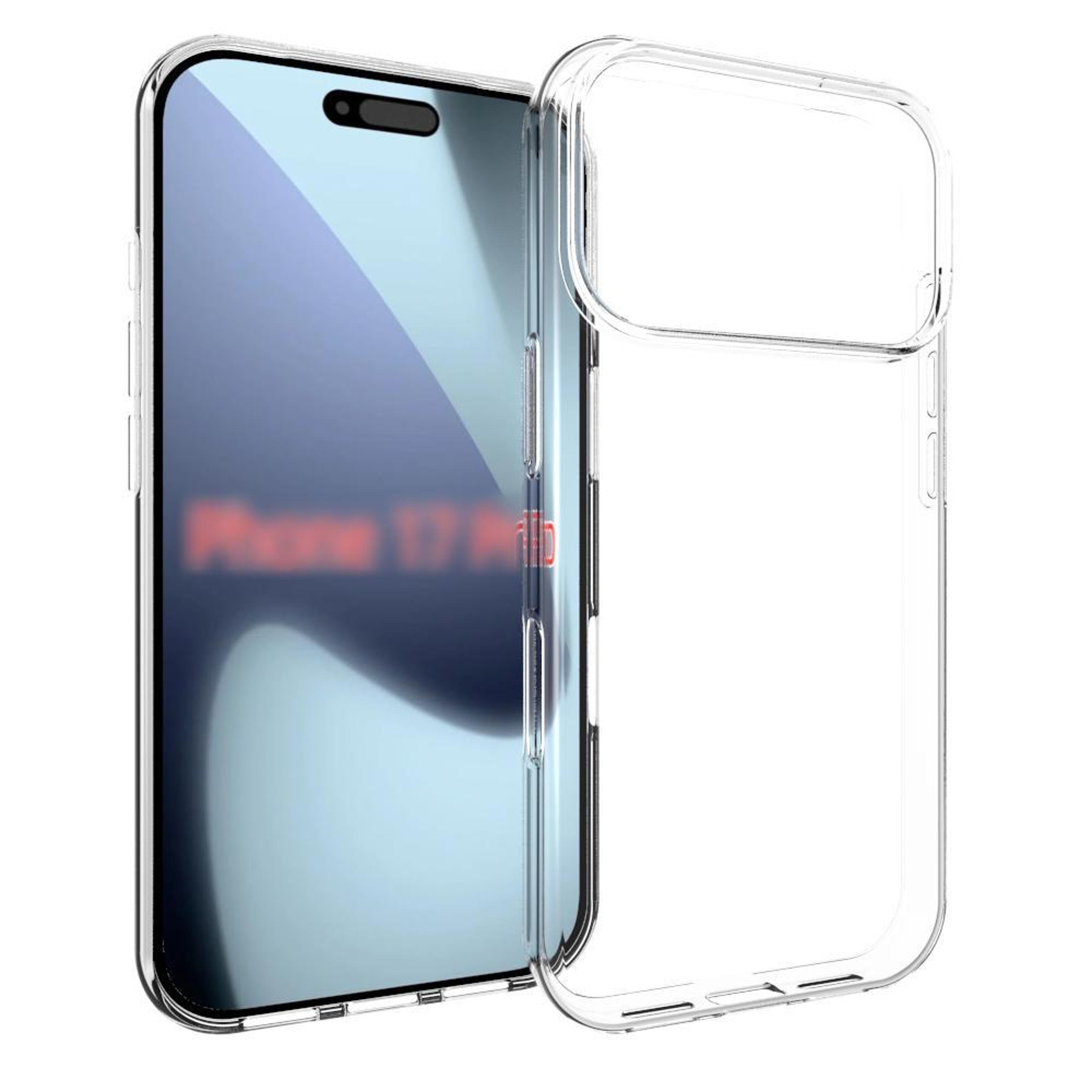 iphone 18 pro case clear tpu phone case with slim scratch protection