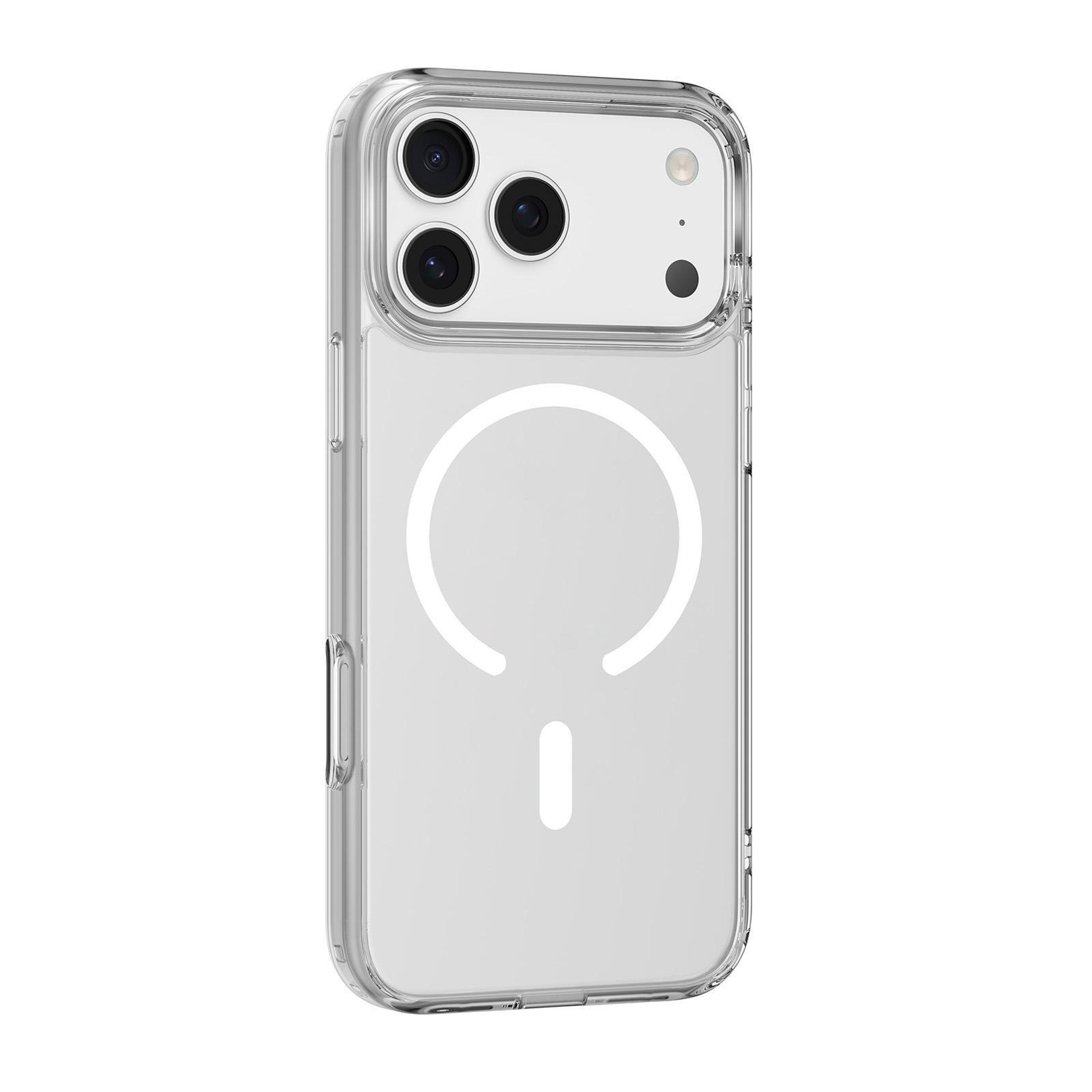 mutural ice clear iphone 18 pro max case with magsafe magnetic tpu protection