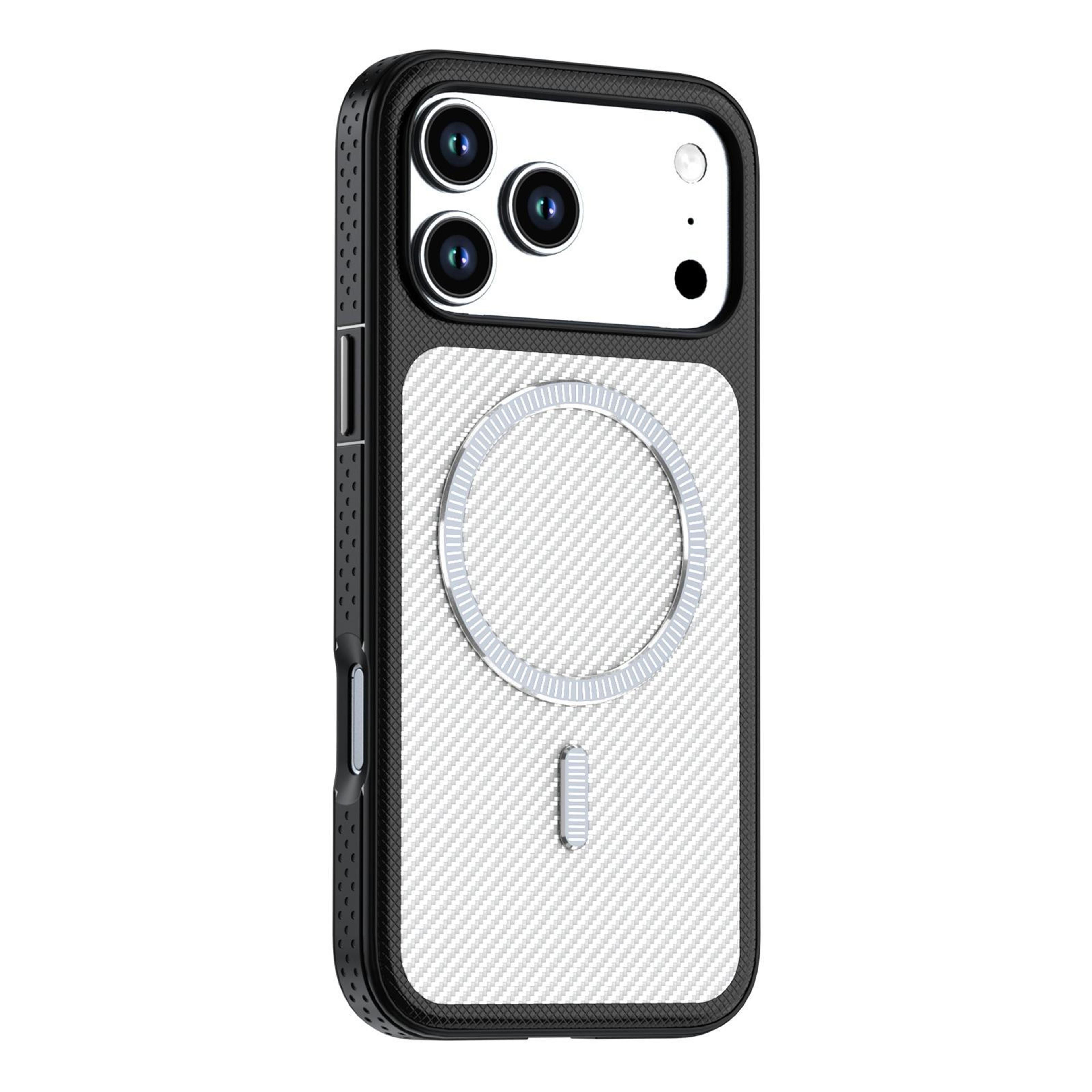 iphone 18 pro max case with carbon fiber vegan leather and magsafe compatibility