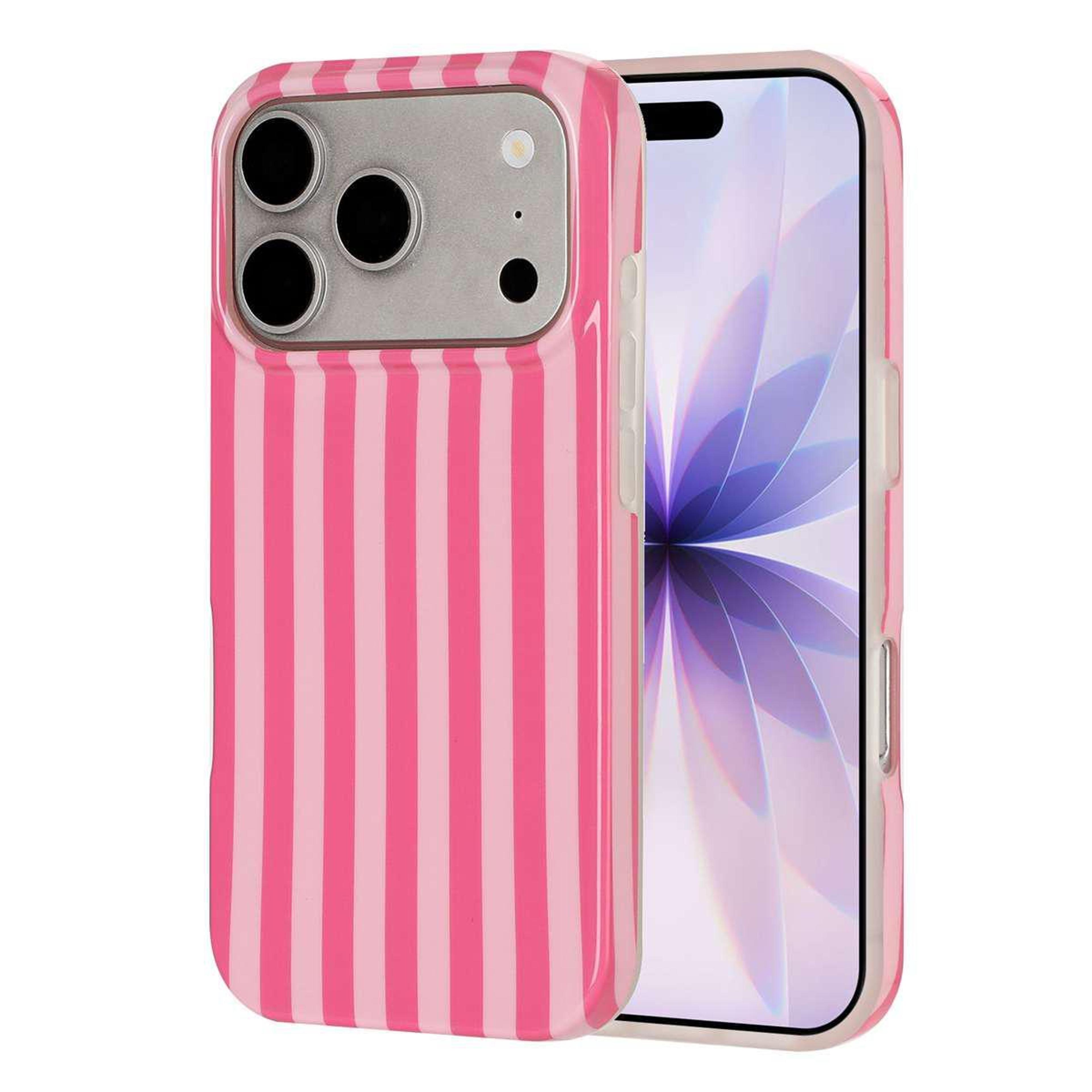 iphone 18 pro vertical stripe full coverage tpu protective case