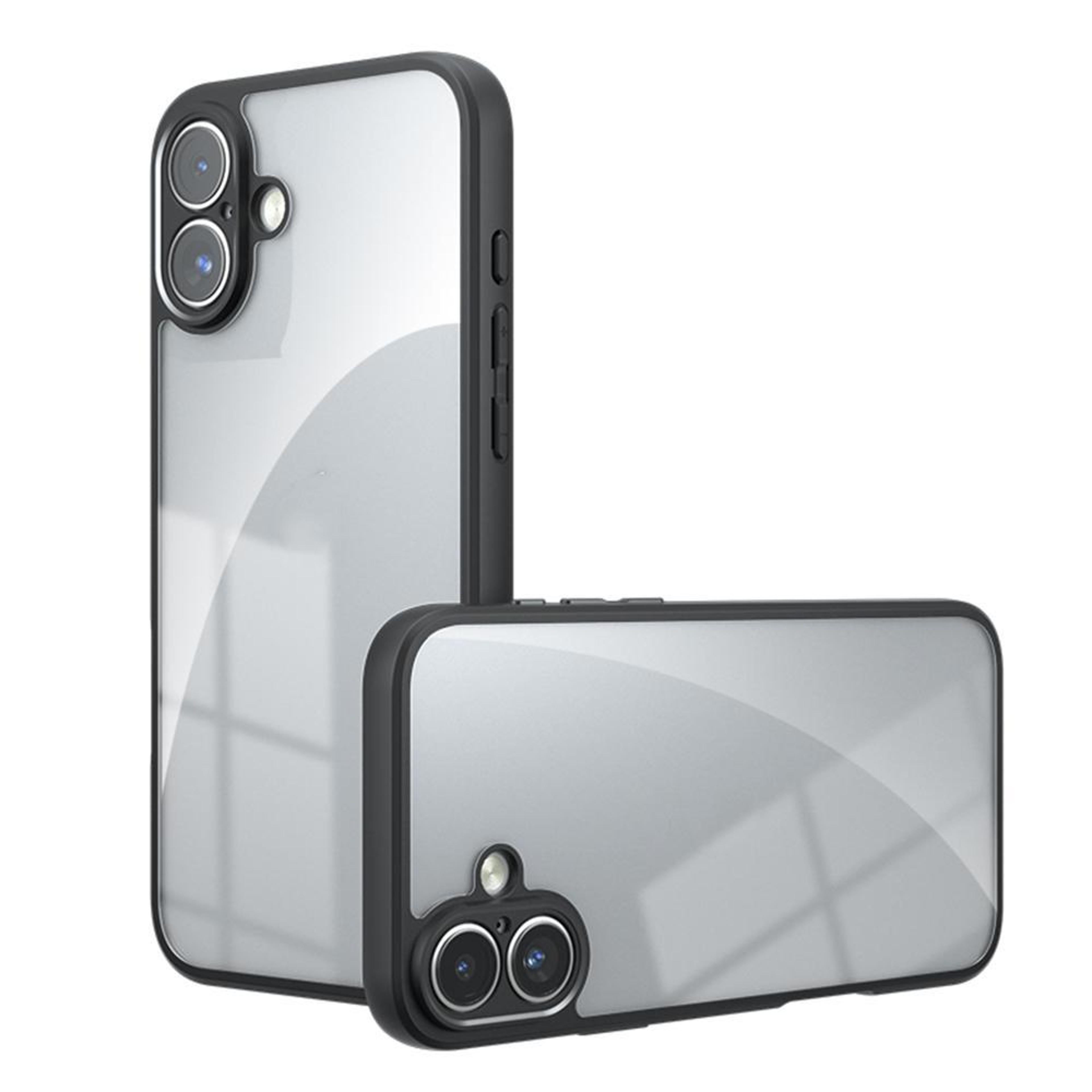 iphone 18 clear armor case slim protective pc tpu hybrid cover