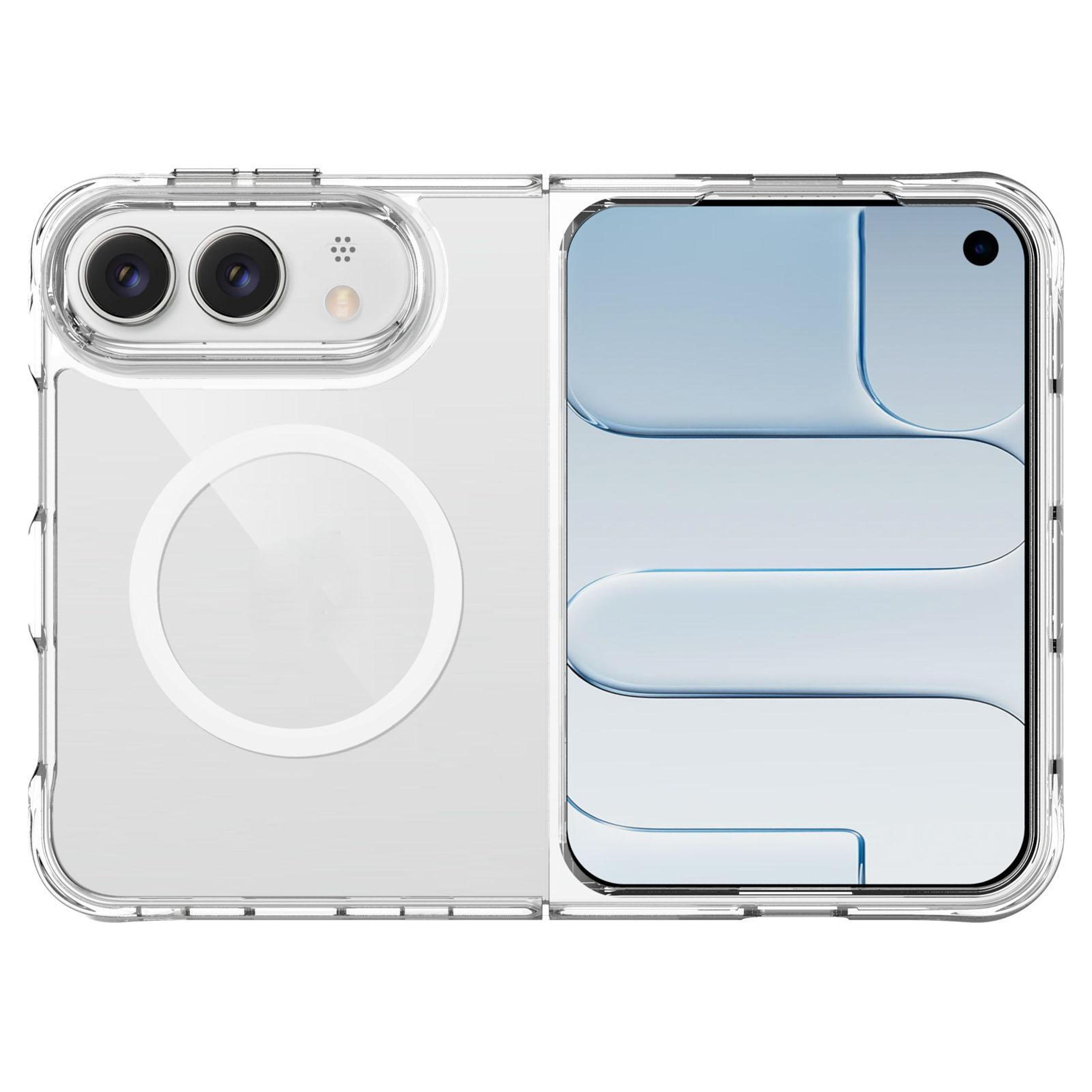 iphone duo clear iphone case with magnetic hybrid shockproof protection