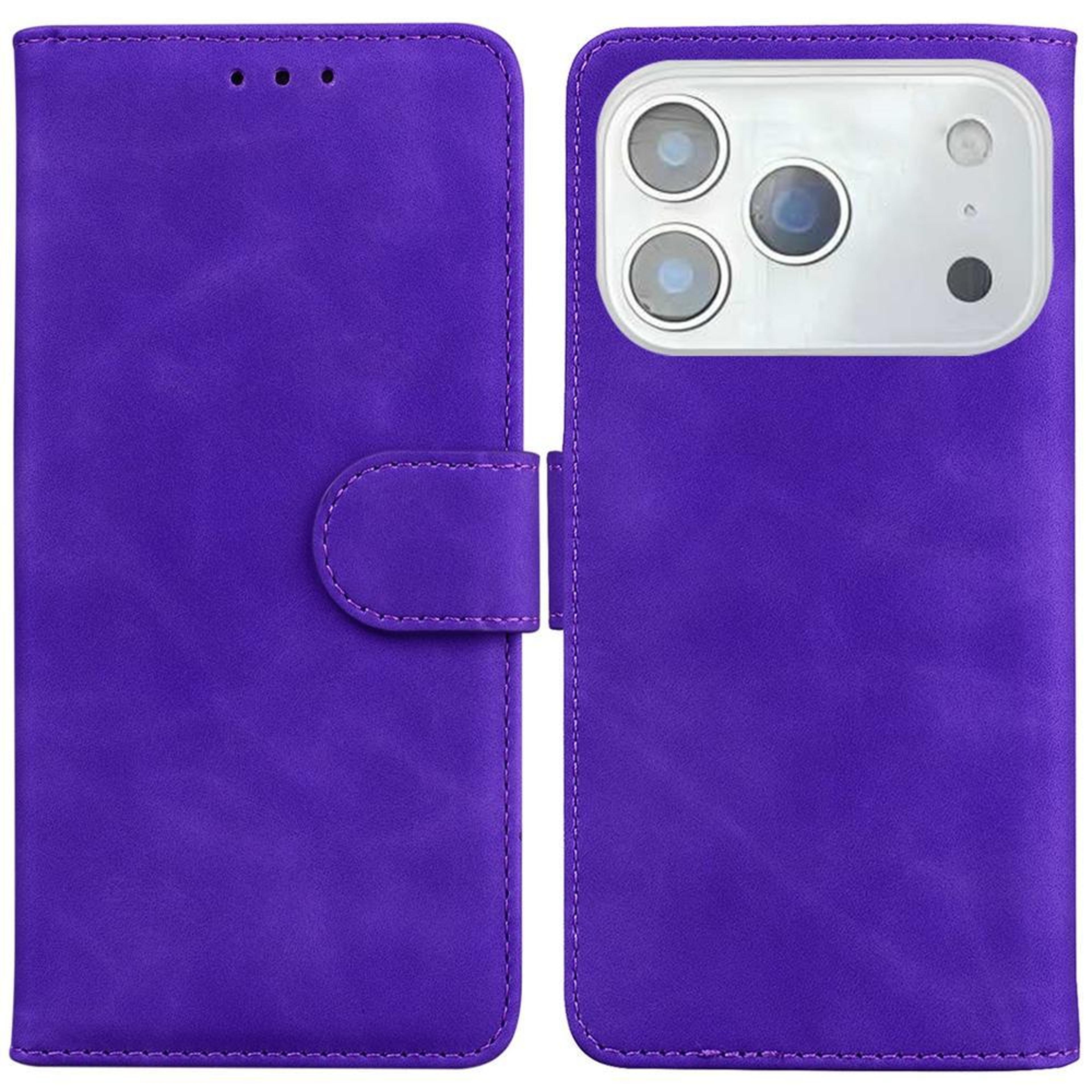 iphone 18 pro max pu leather wallet case with card slots and kickstand