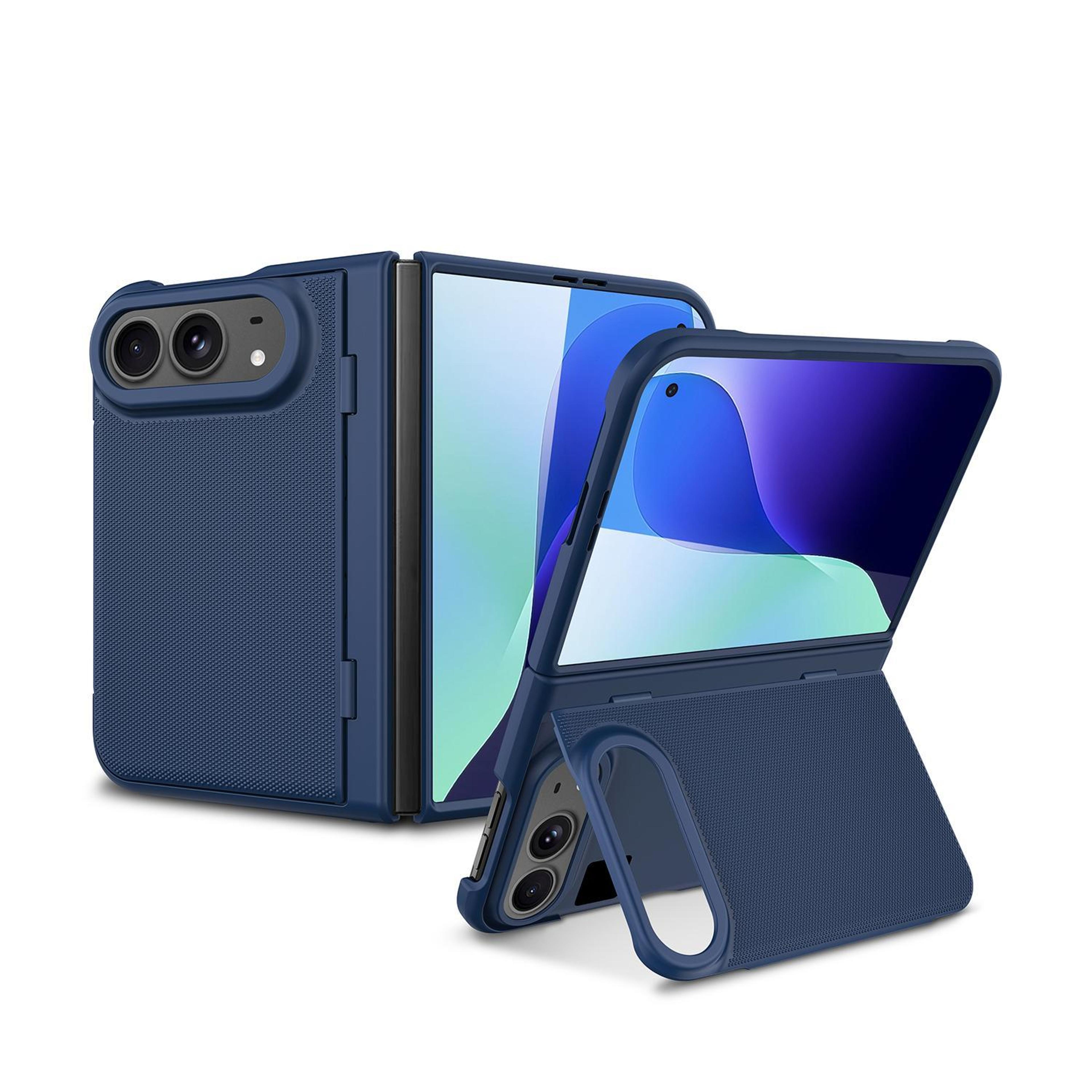 iphone fold full coverage case with built-in kickstand and anti-slip grip