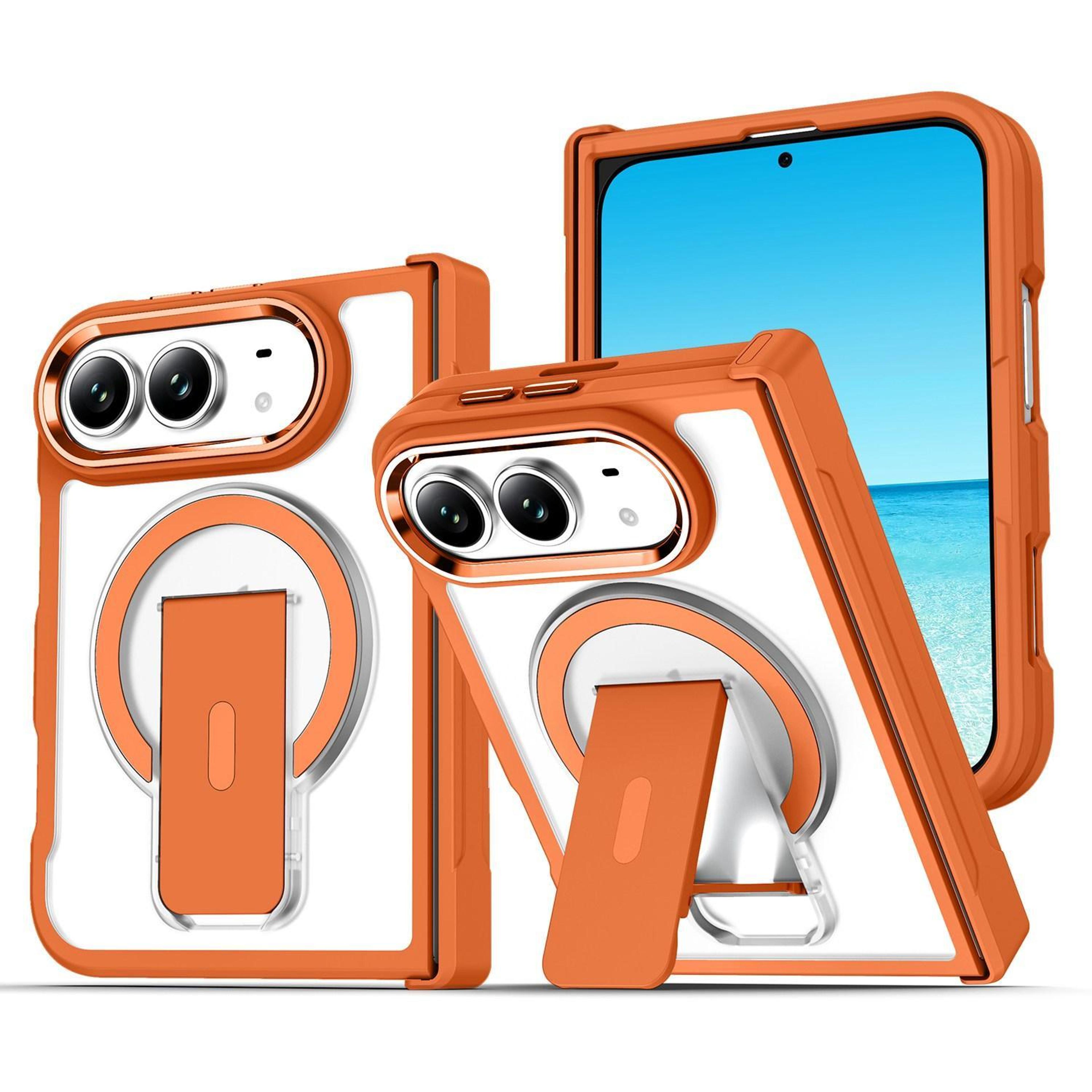 iphone duo magnetic kickstand case with invisible fold stand