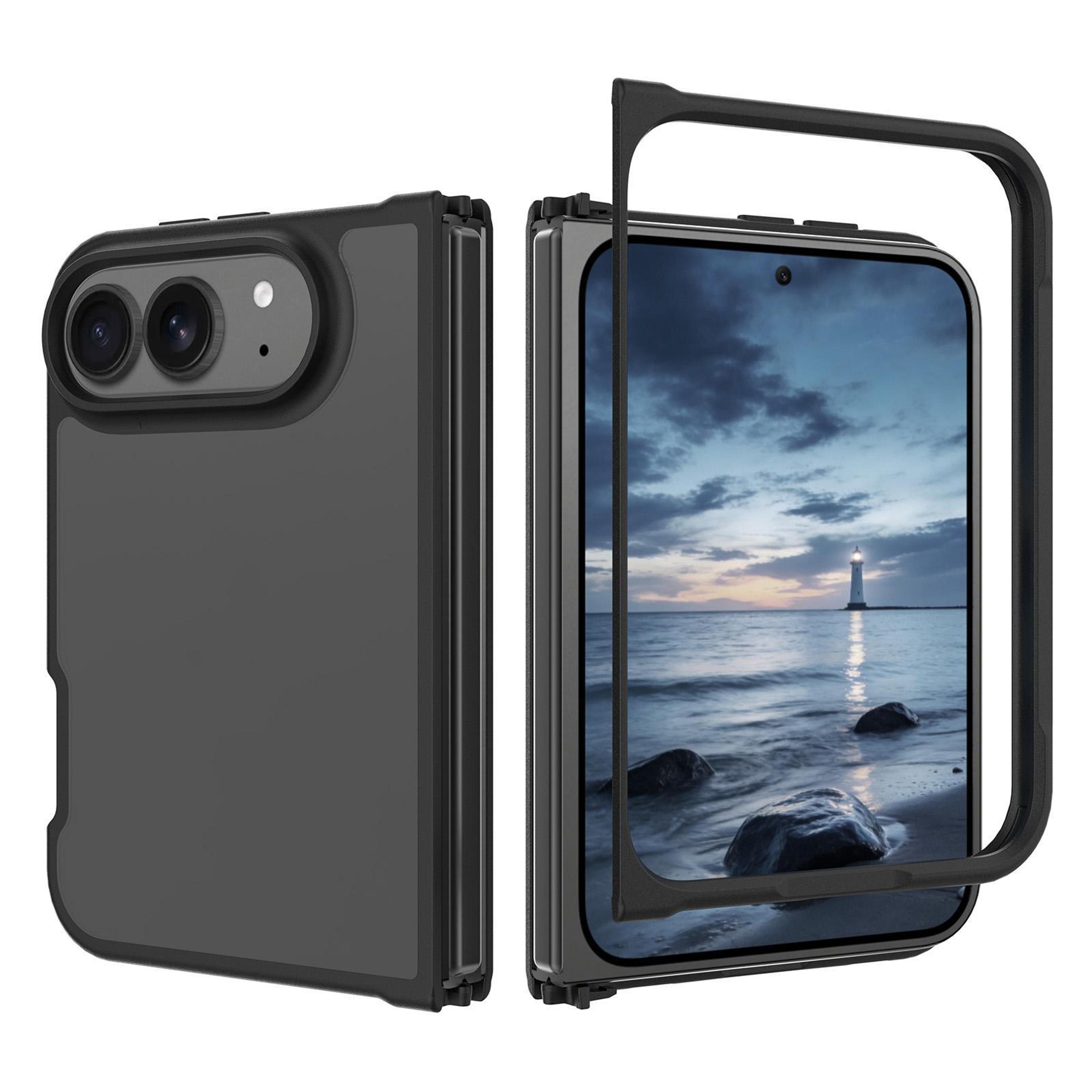 iphone duo skin feel tpu pc case with contrast color lightweight protection