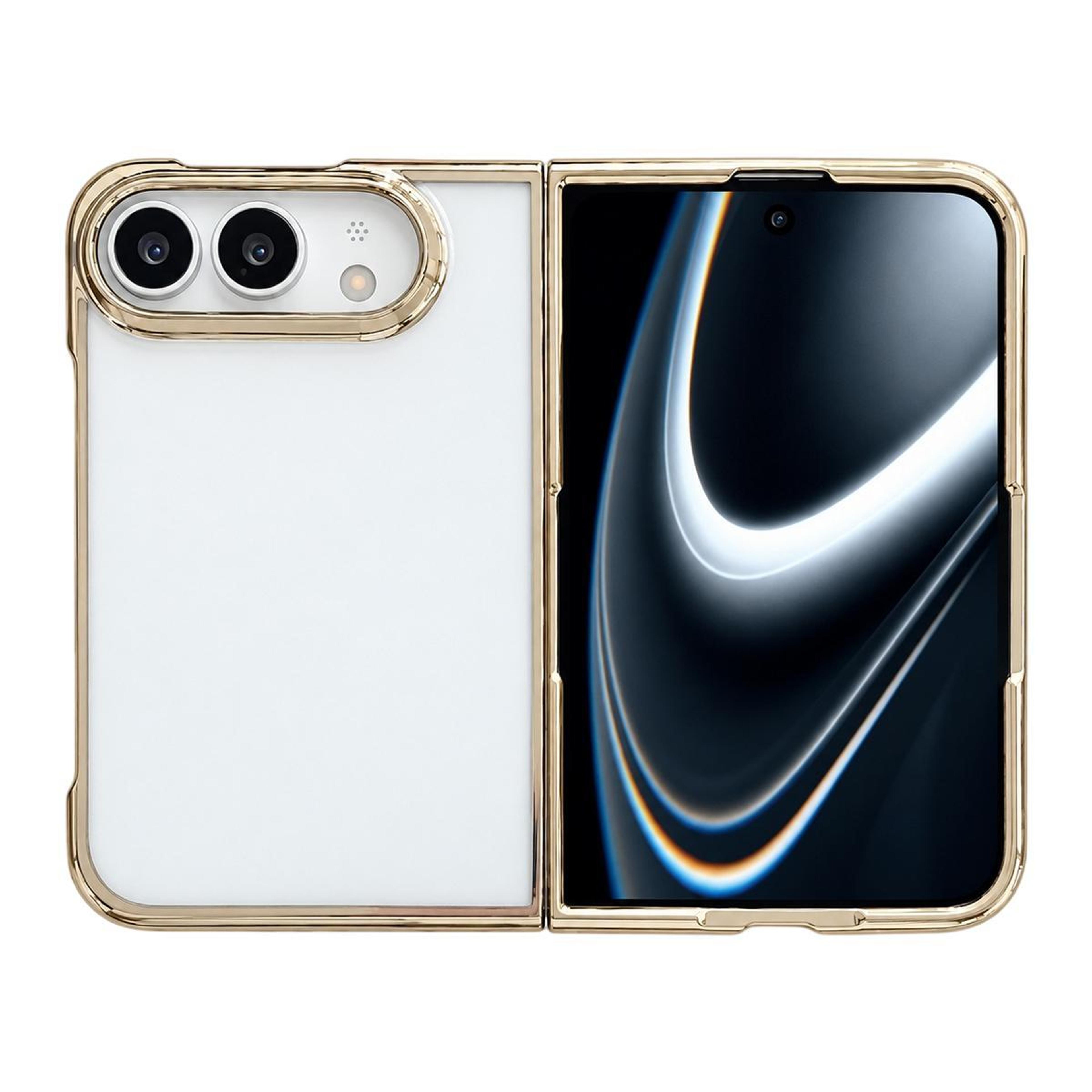 iphone duo 6d shockproof iphone case with gold electroplated pc protection