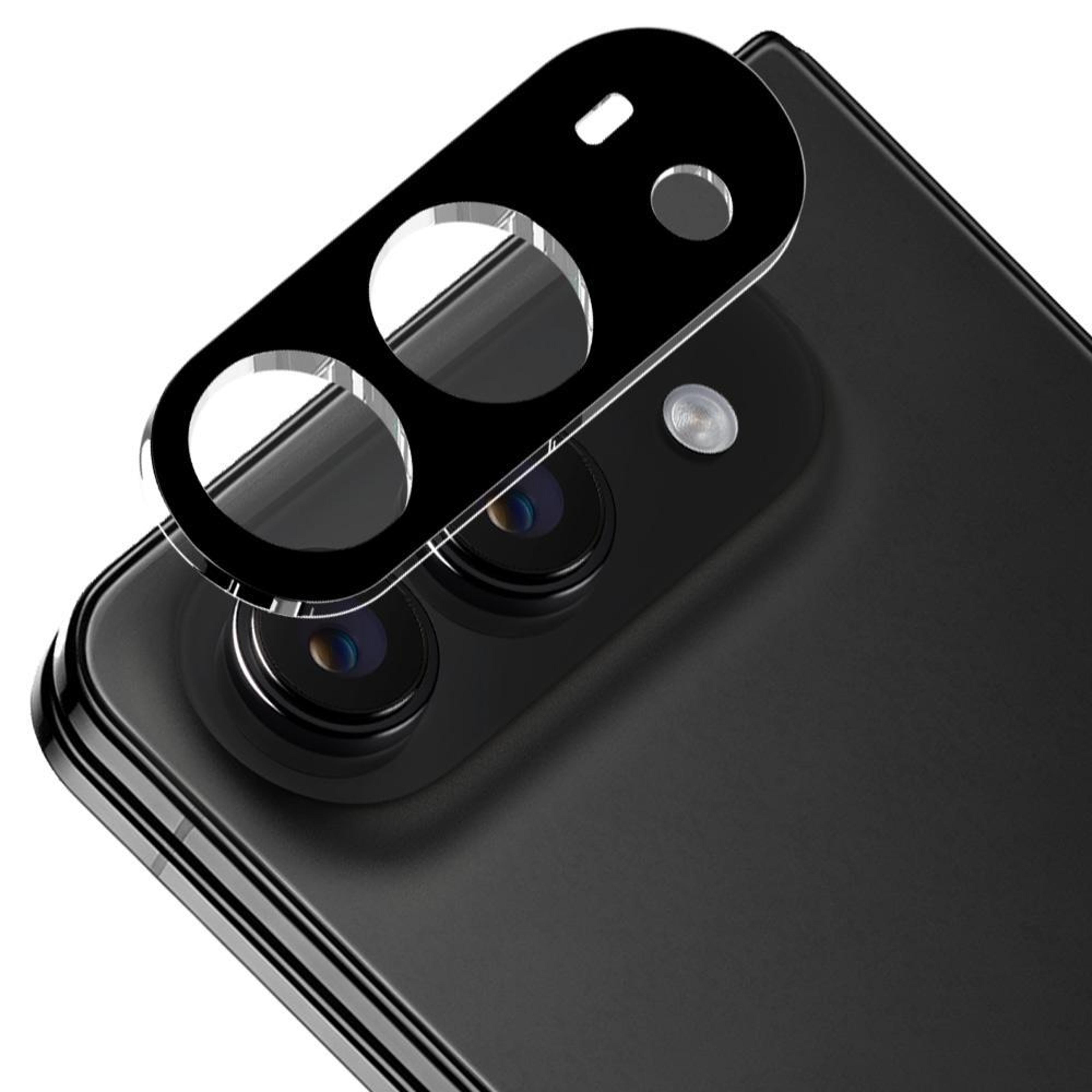 enkay hat-prince iphone duo camera lens protector with 9h tempered glass black